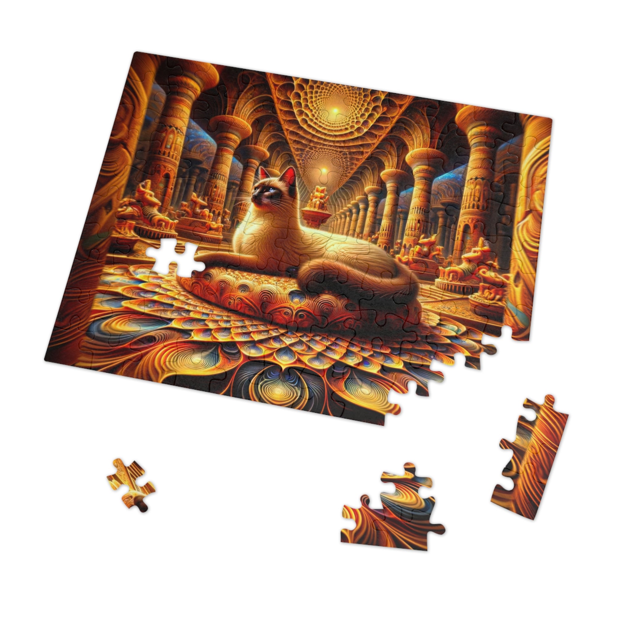 Paws and Pillars Puzzle