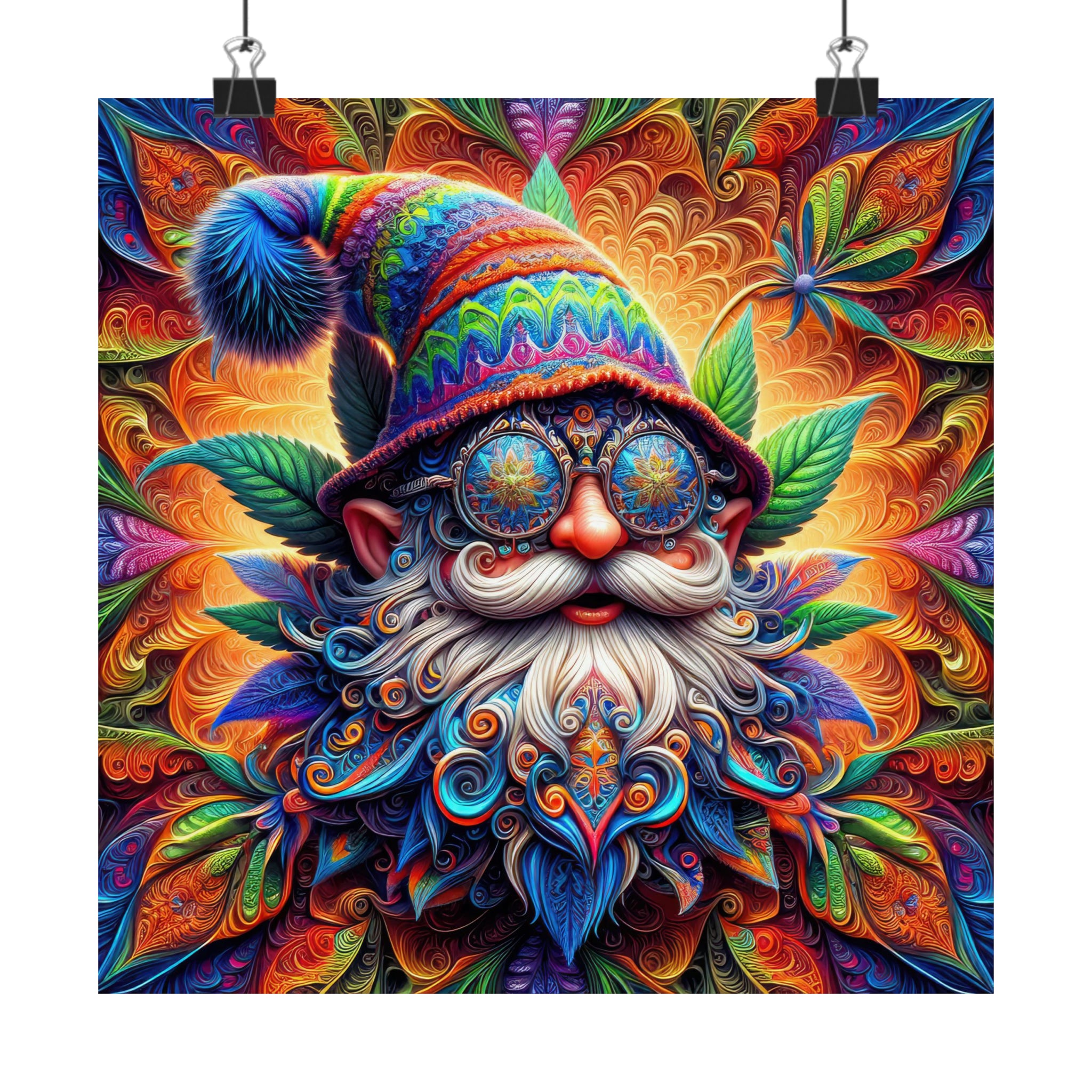 Visiones de fantasía verde Póster