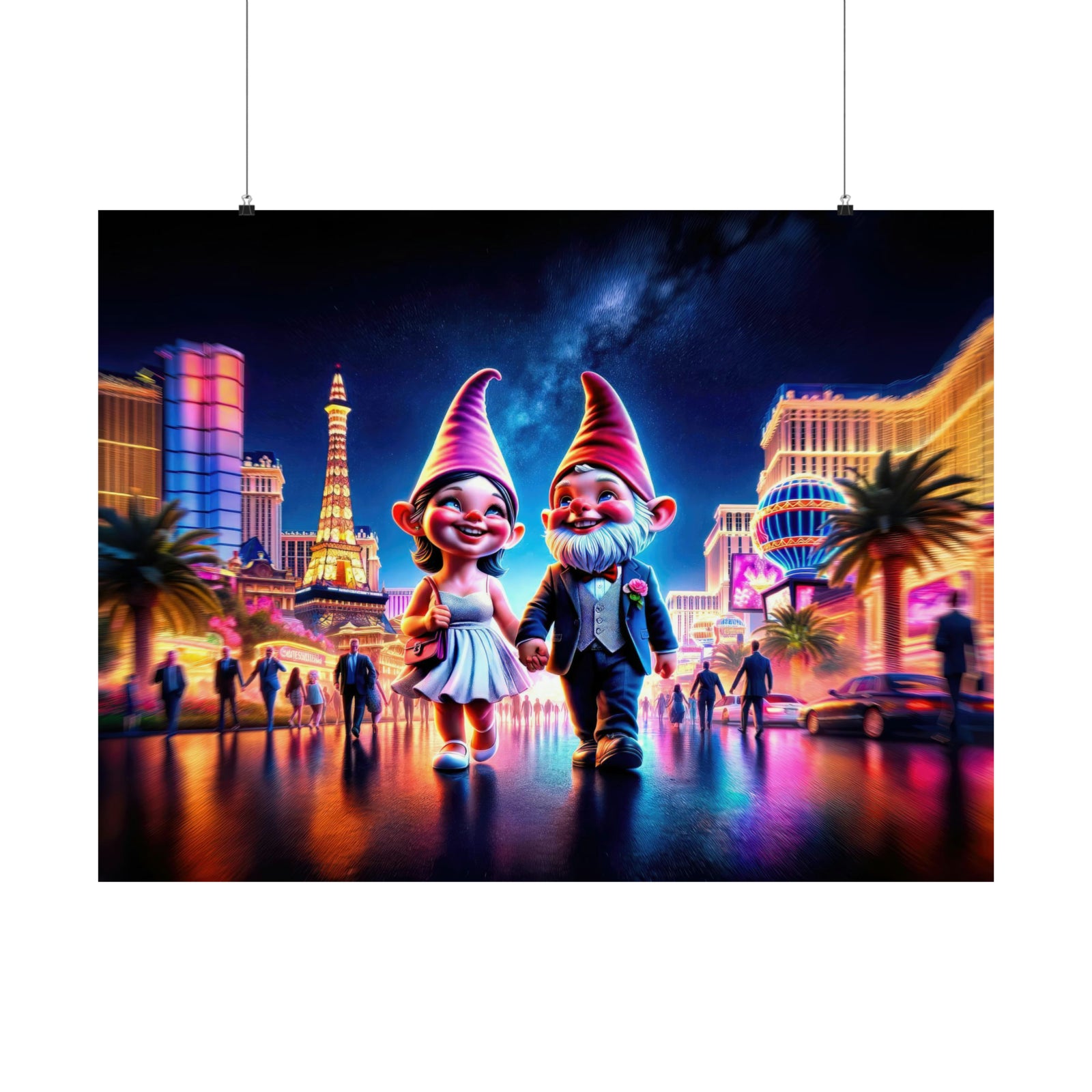 Elara and Finn's Honeymoon in Vegas Poster
