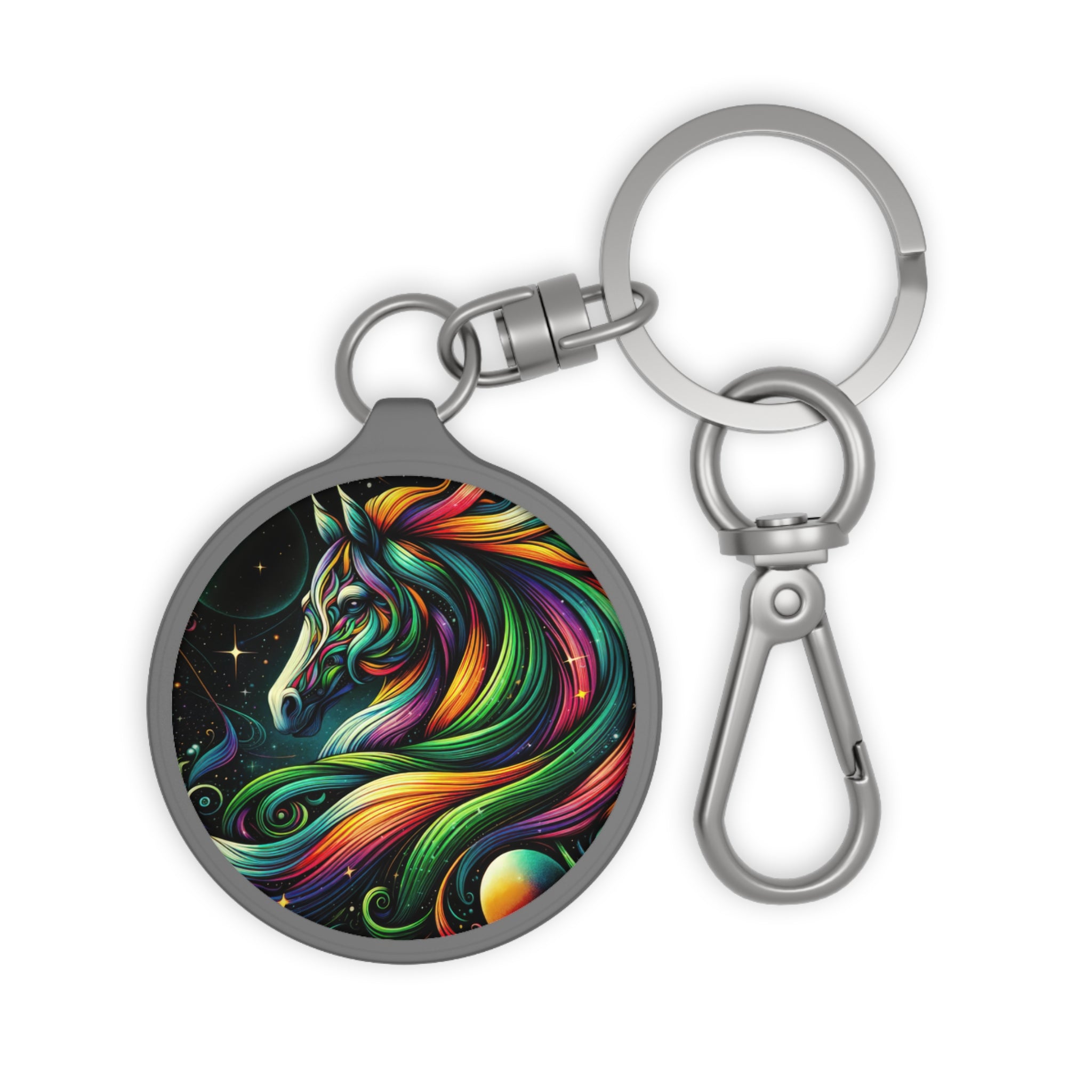 Orbital Elegance Keyring Tag