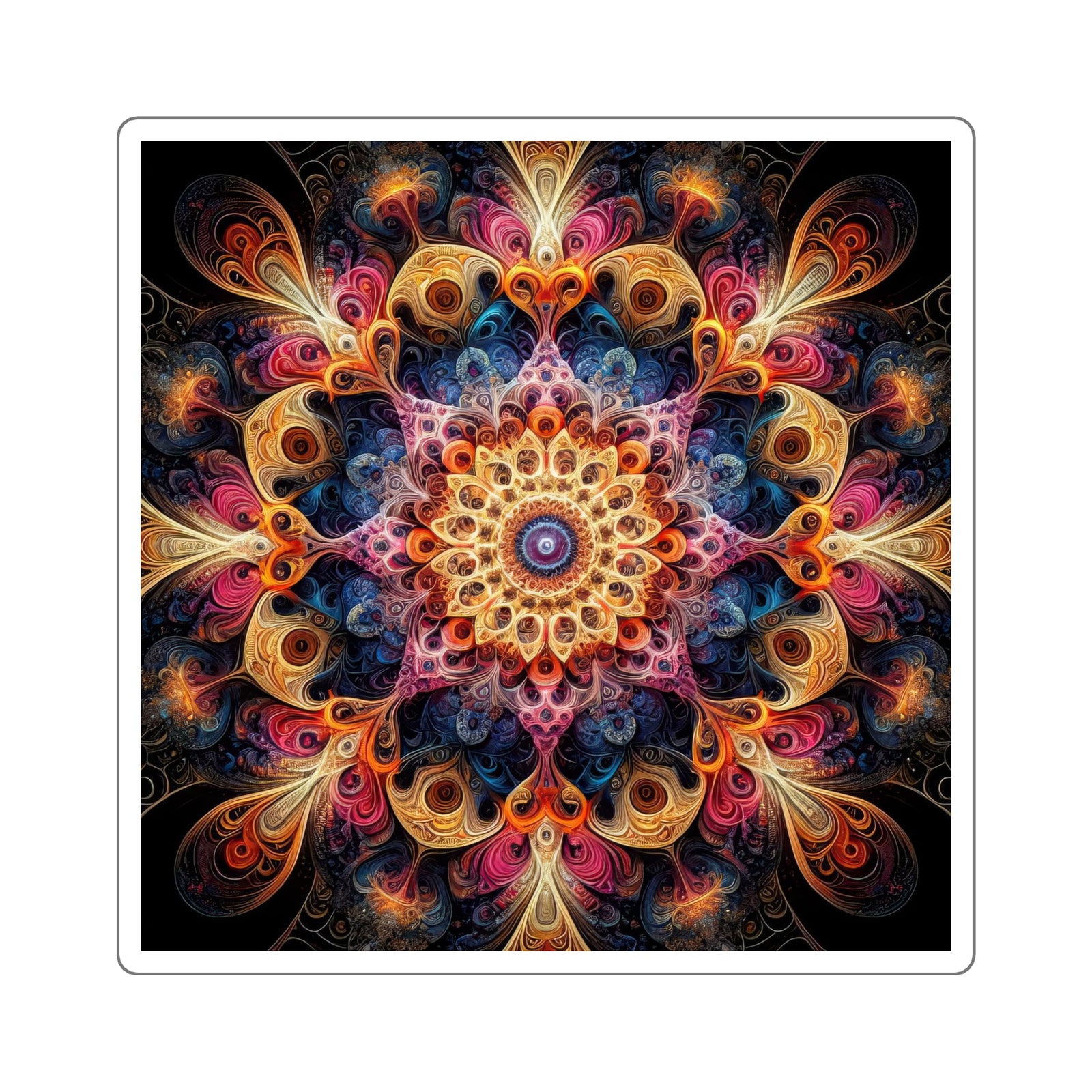 The Eternal Mandala of the Mind Stickers