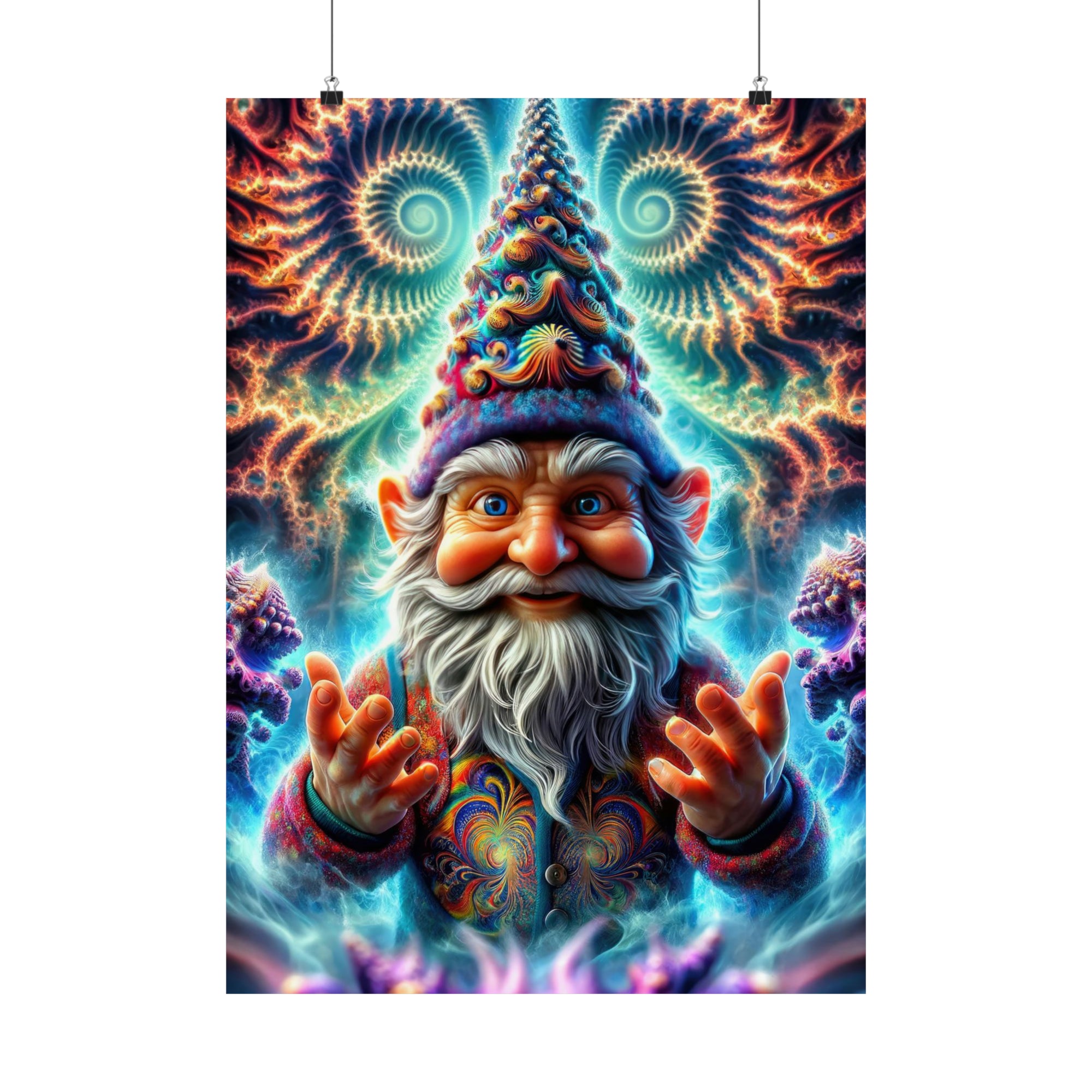 Gnome Amidst Quantum Mystique Poster