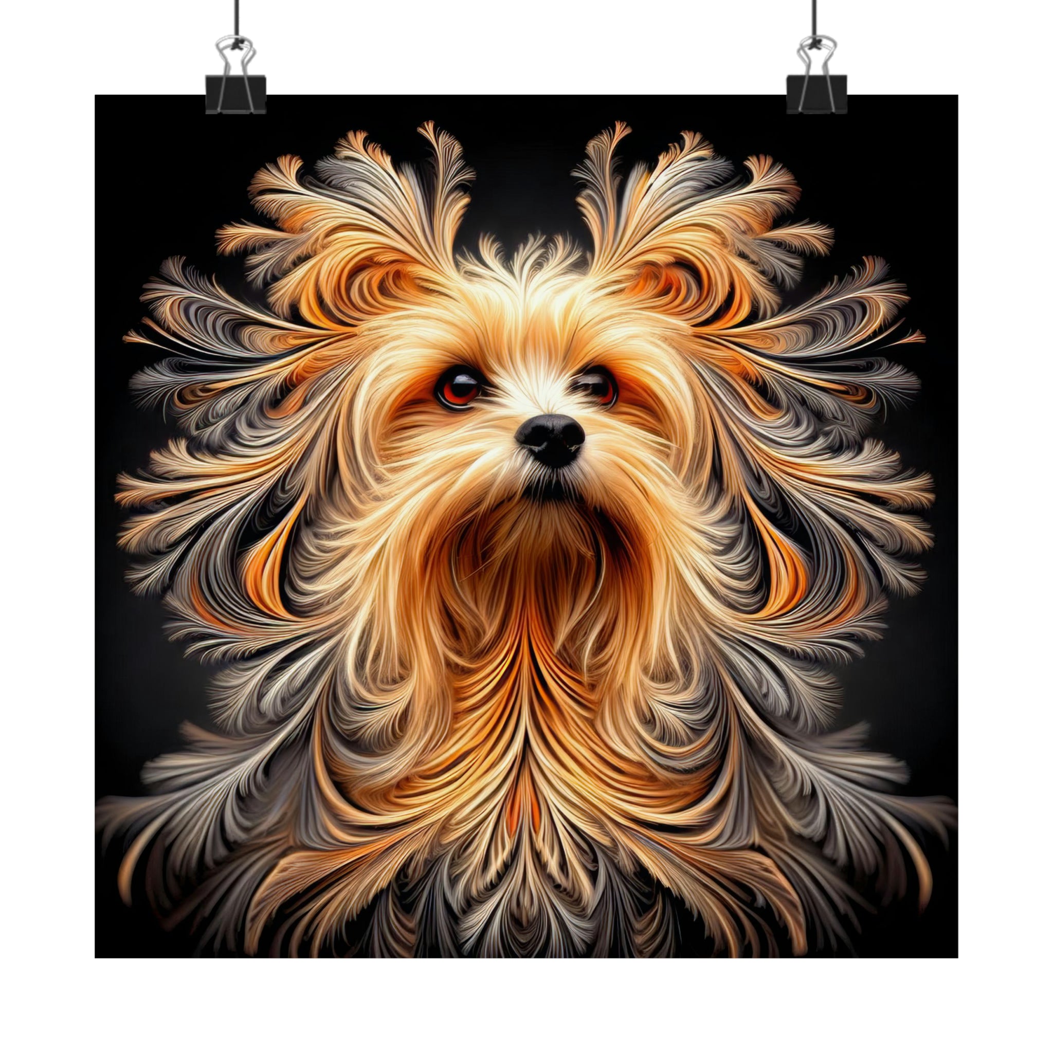 Centinela del remolino de canela Póster