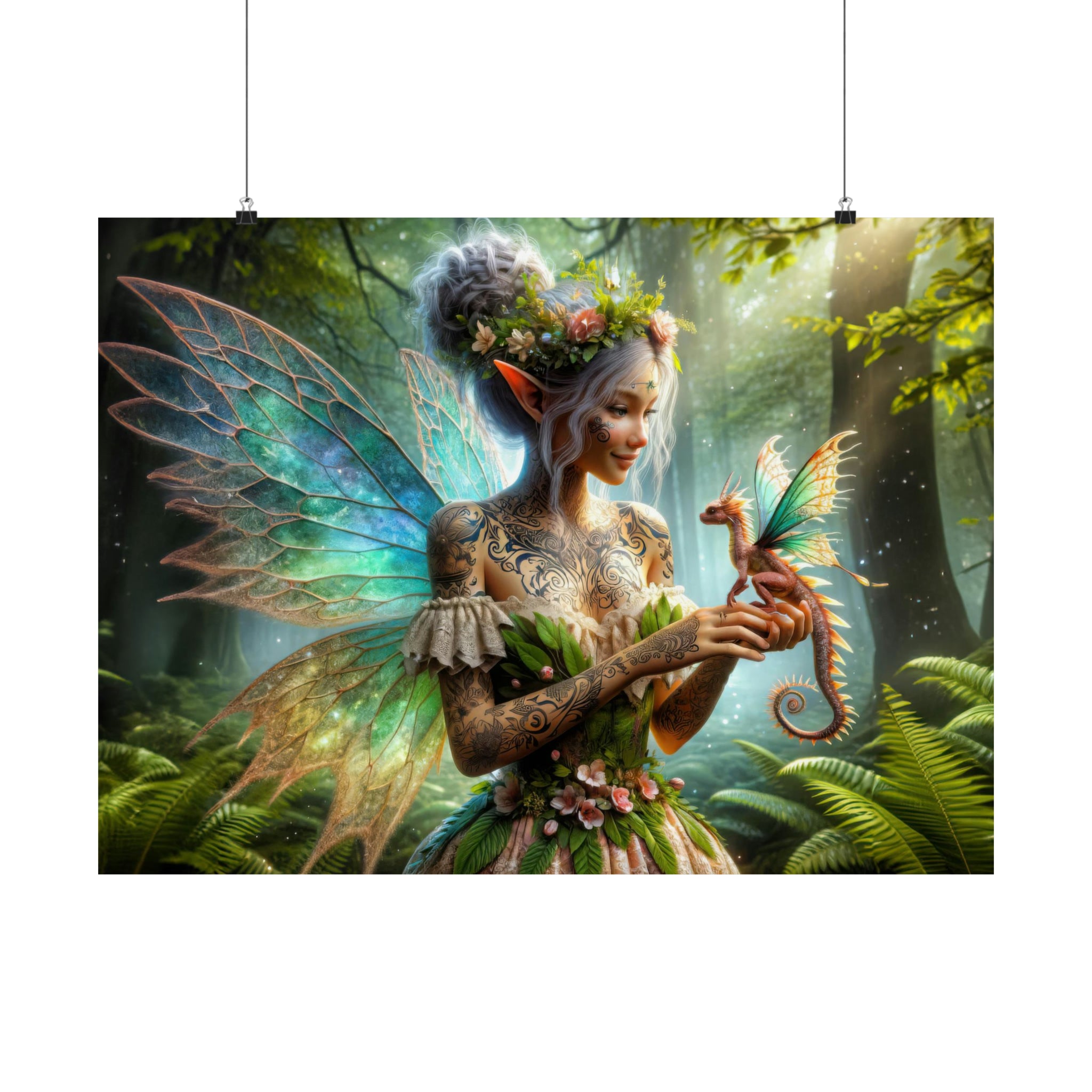 The Faerie and Her Dragonette Poster