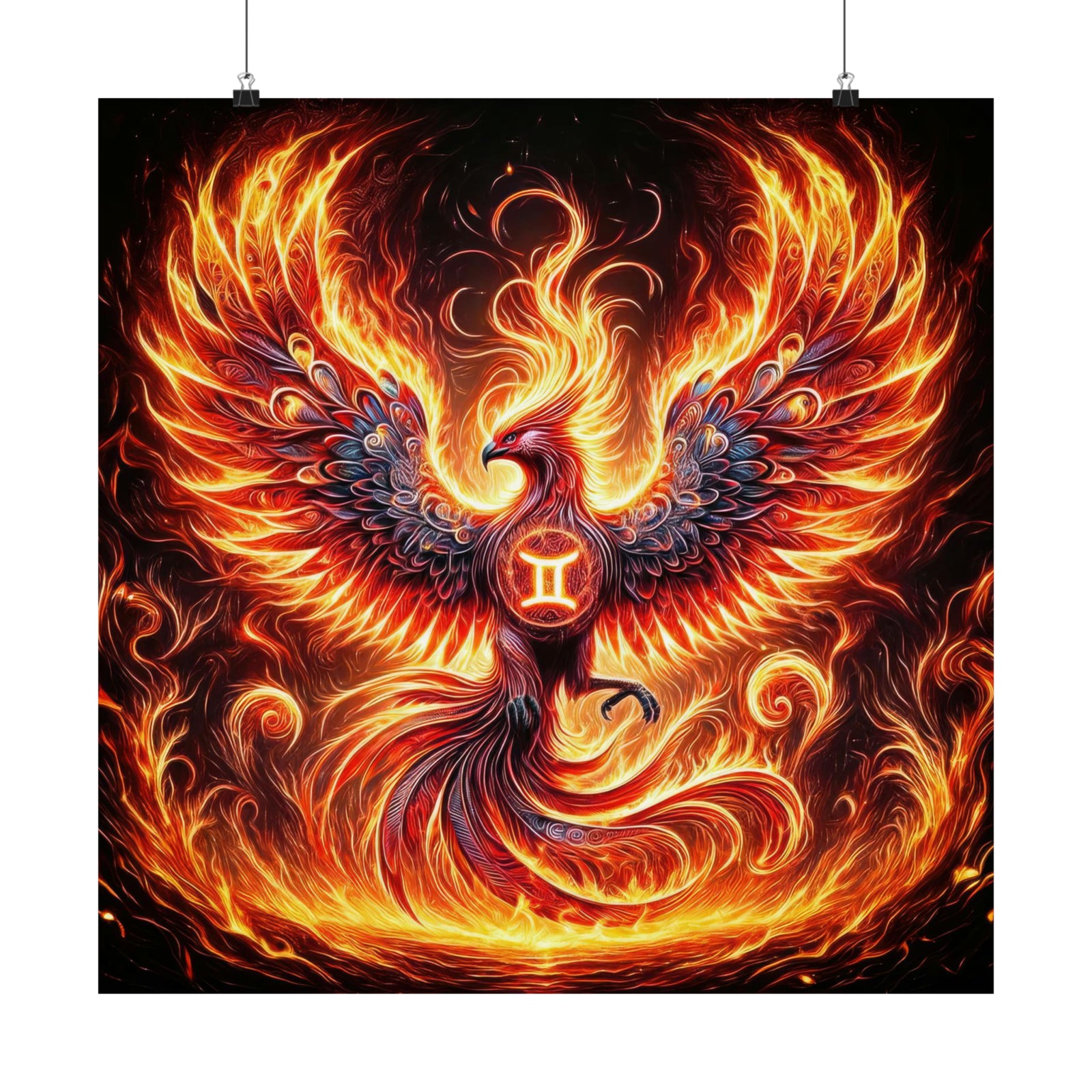 Renaissance en flammes Poster