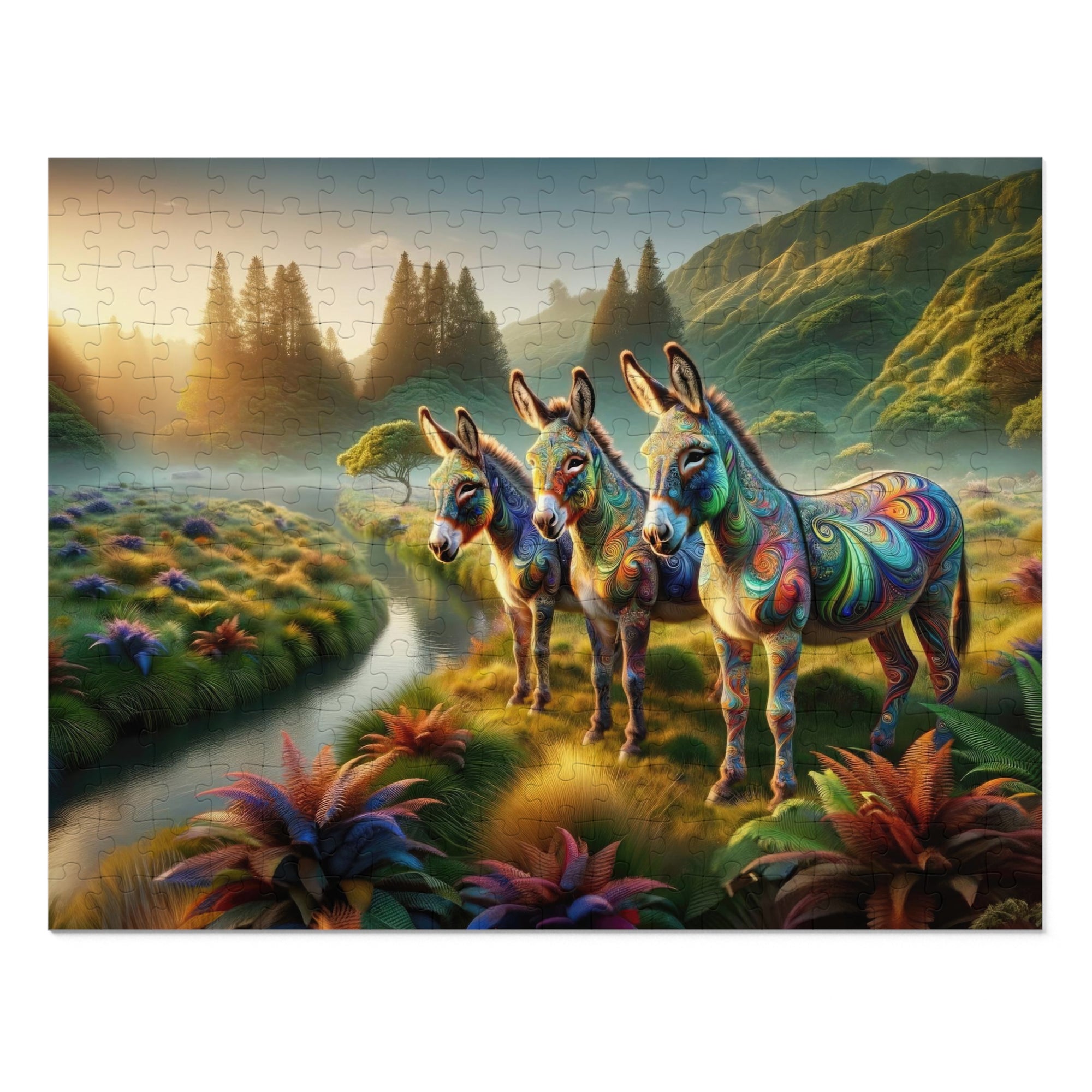 The Enchanted Donkeys Jigsaw Puzzle