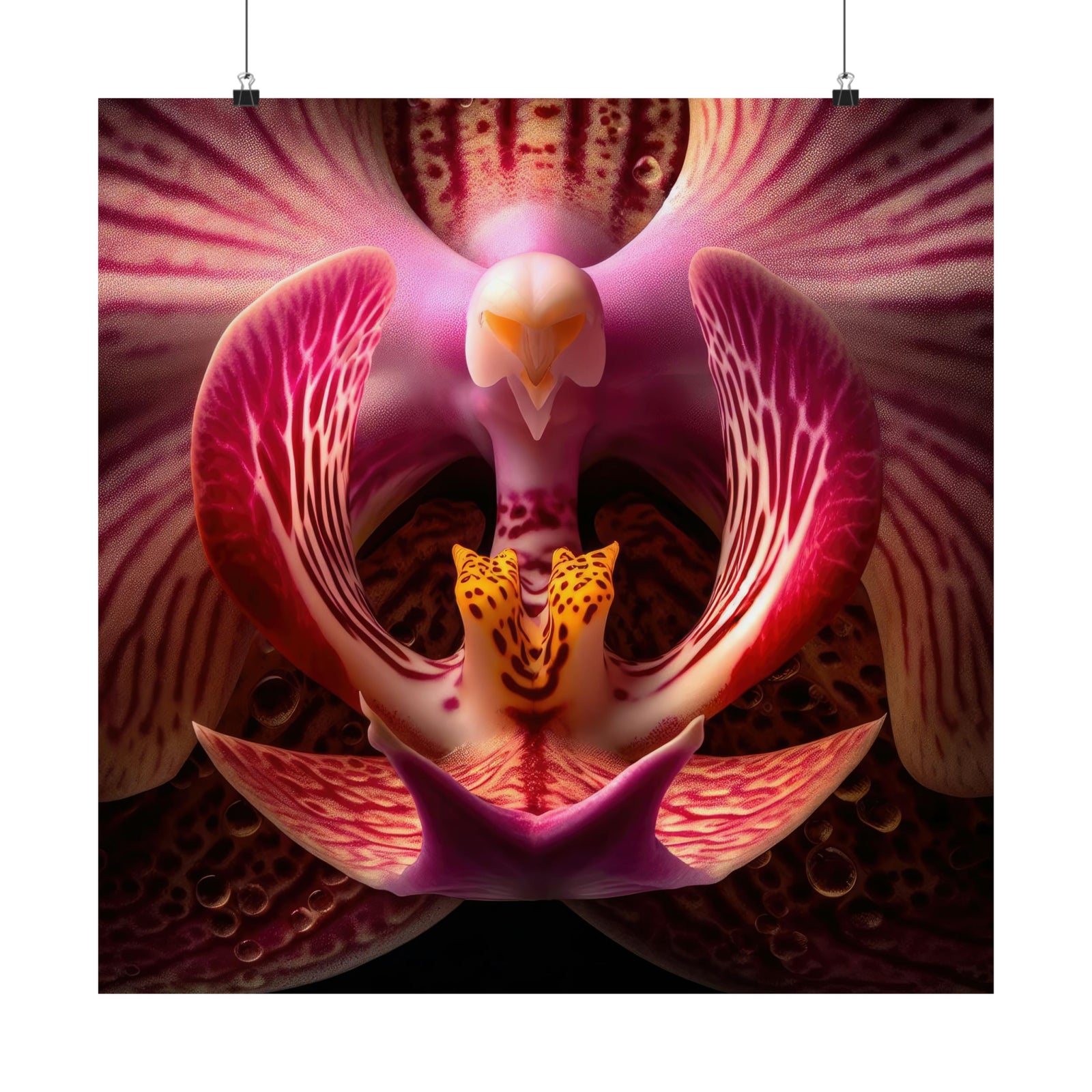 Whispers of Orchid Perfection Poster