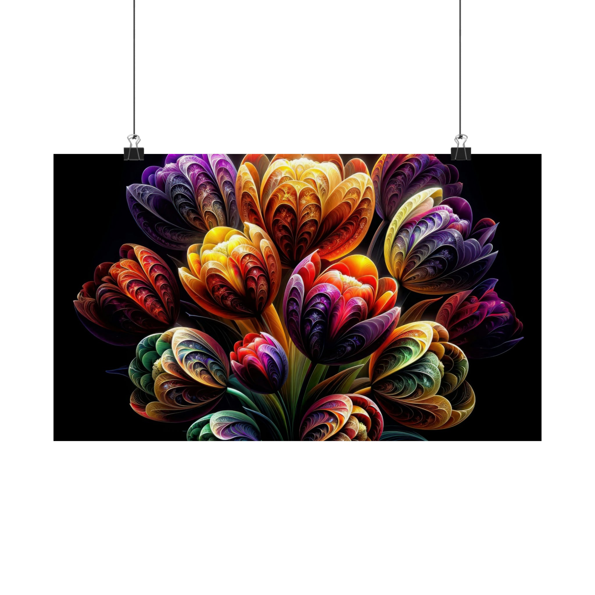 Fractal Bloom Infinity Poster