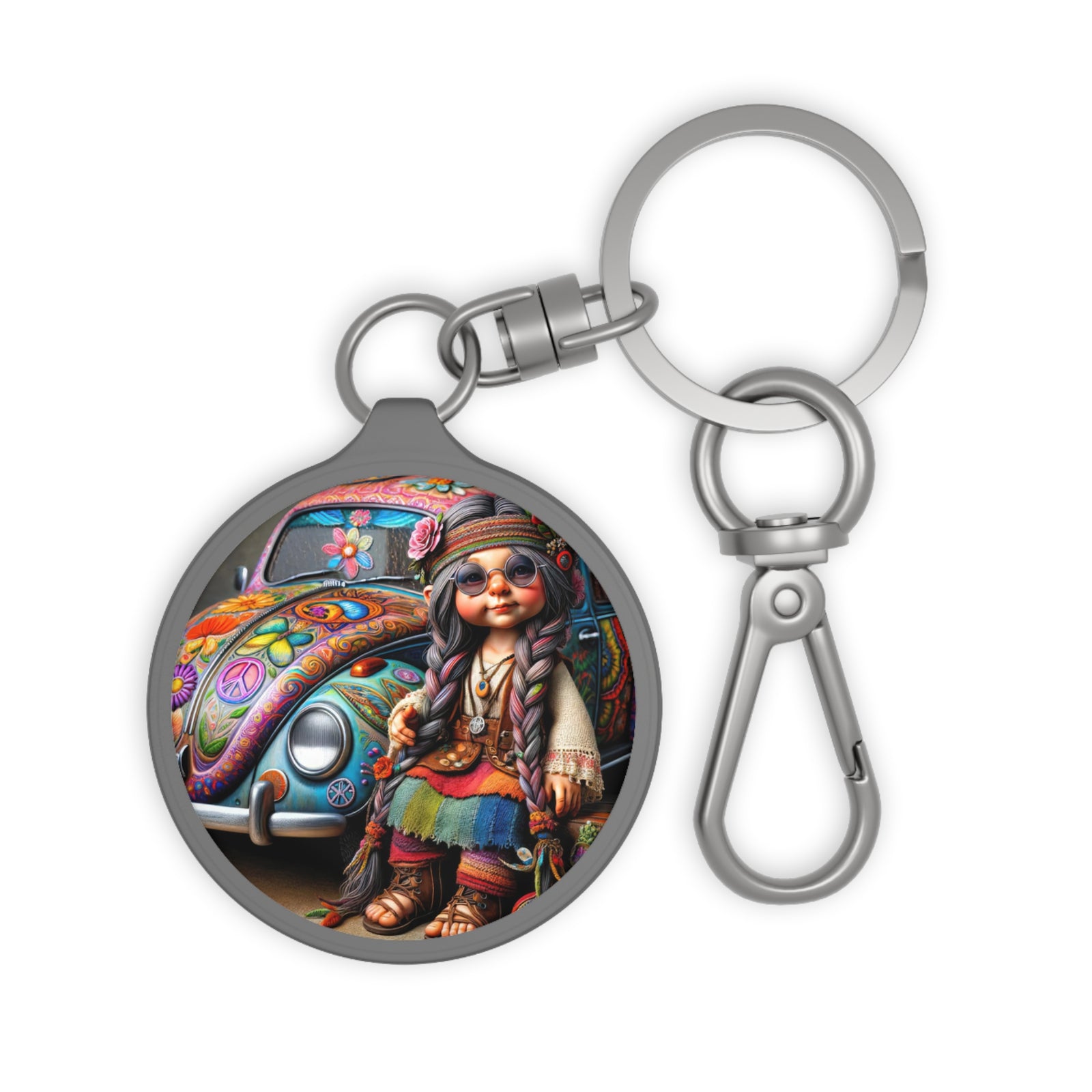 Journey of the Bohemian Gnome Keyring Tag