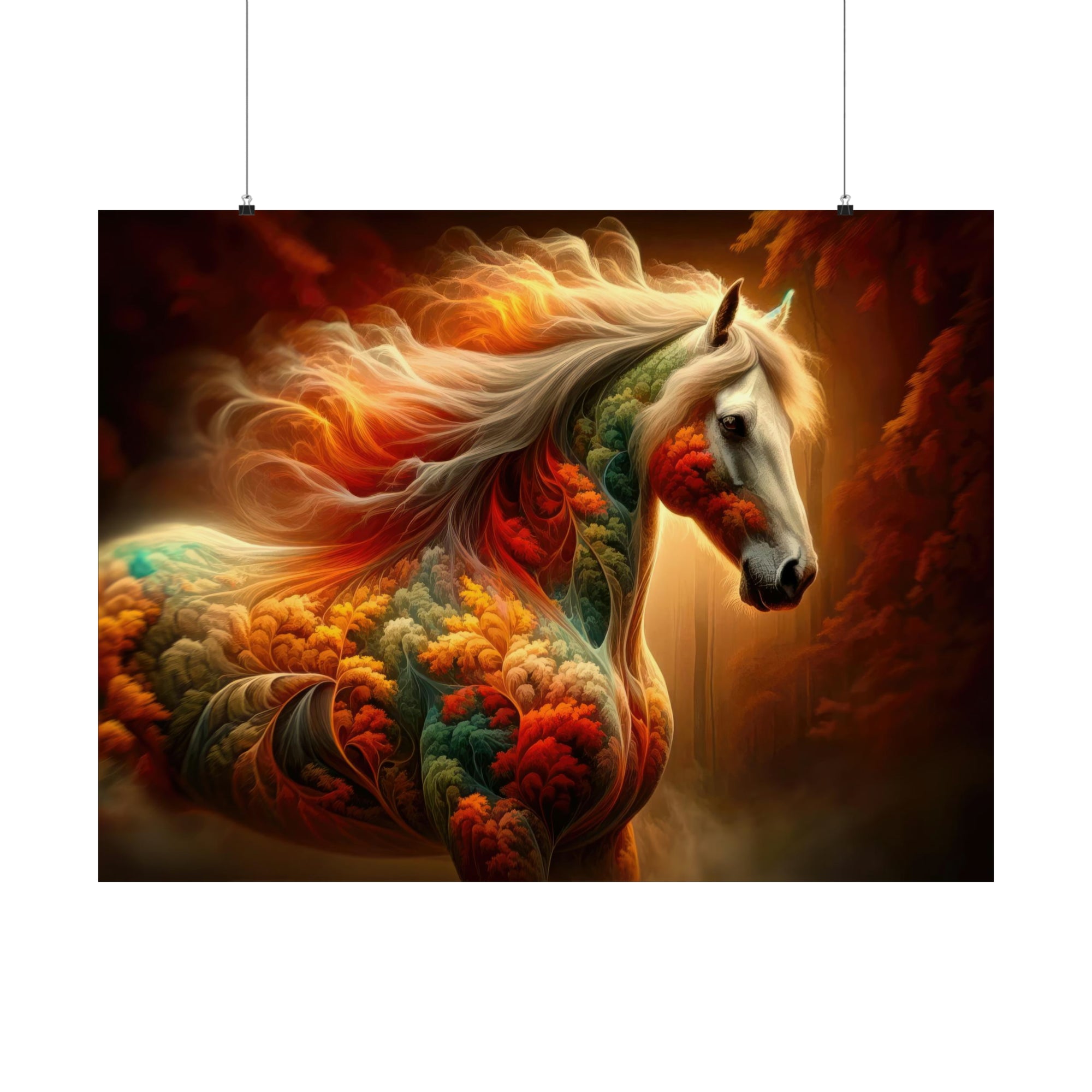 The Equine Illusion Poster