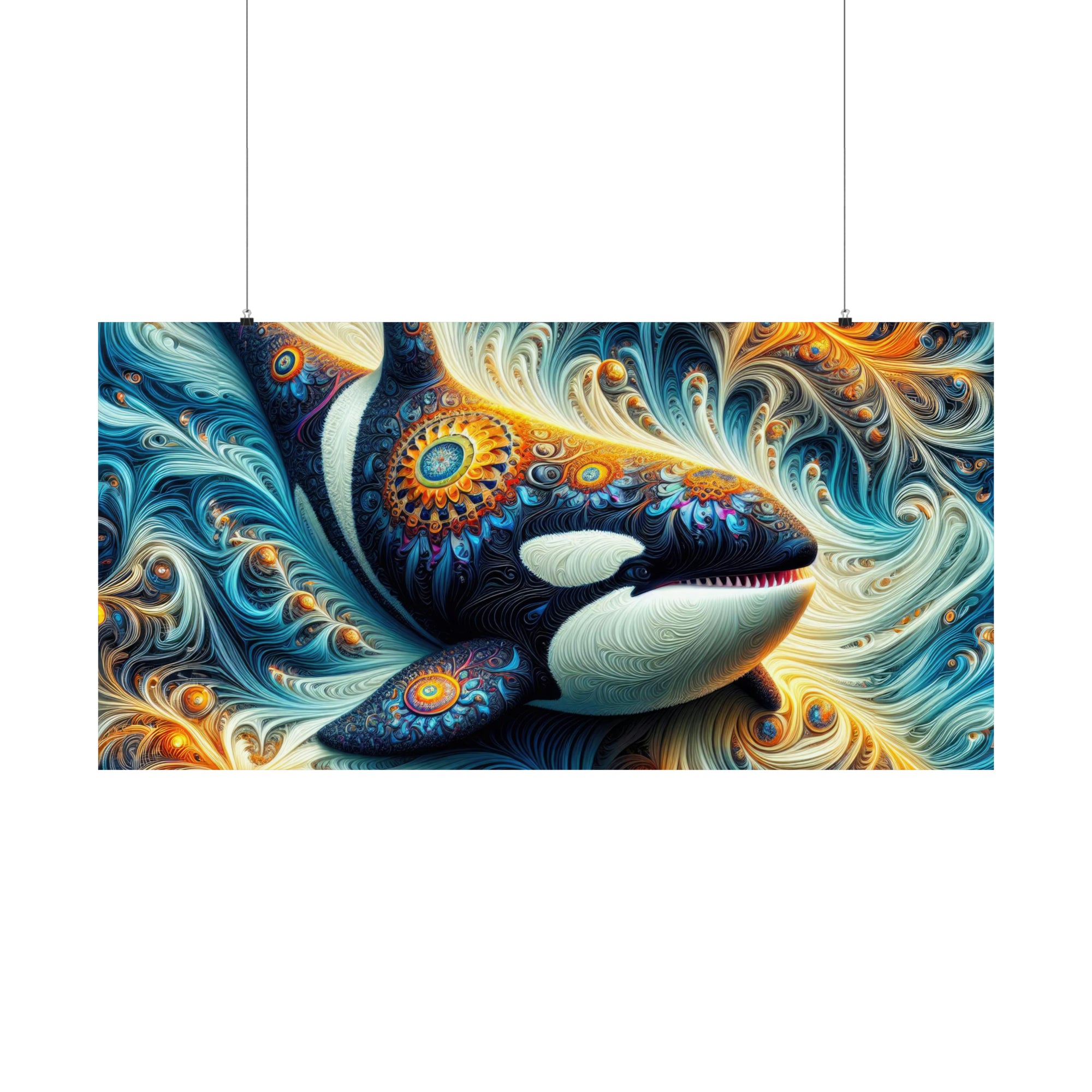 L'orque mandala des verticilles abyssales Poster