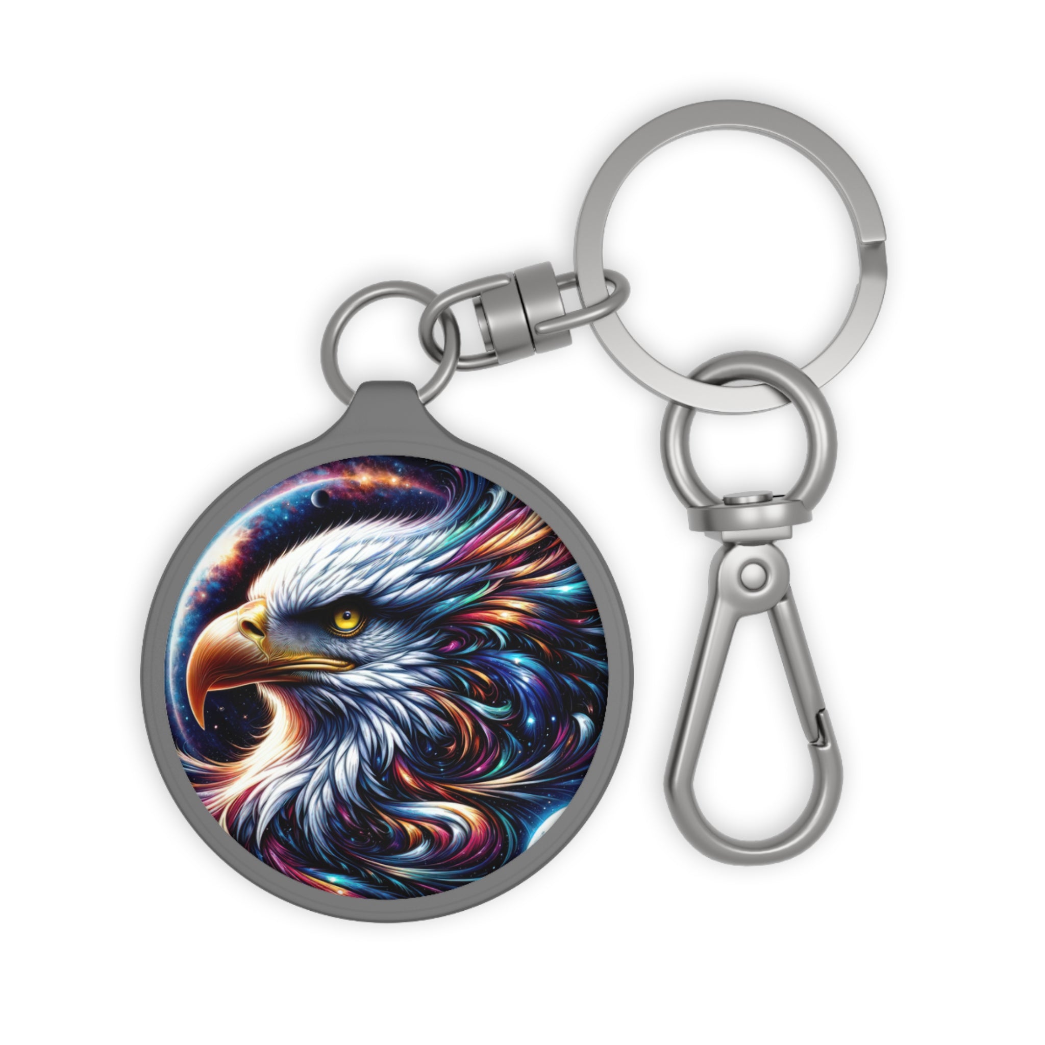 Galactic Eagle Keyring Tag