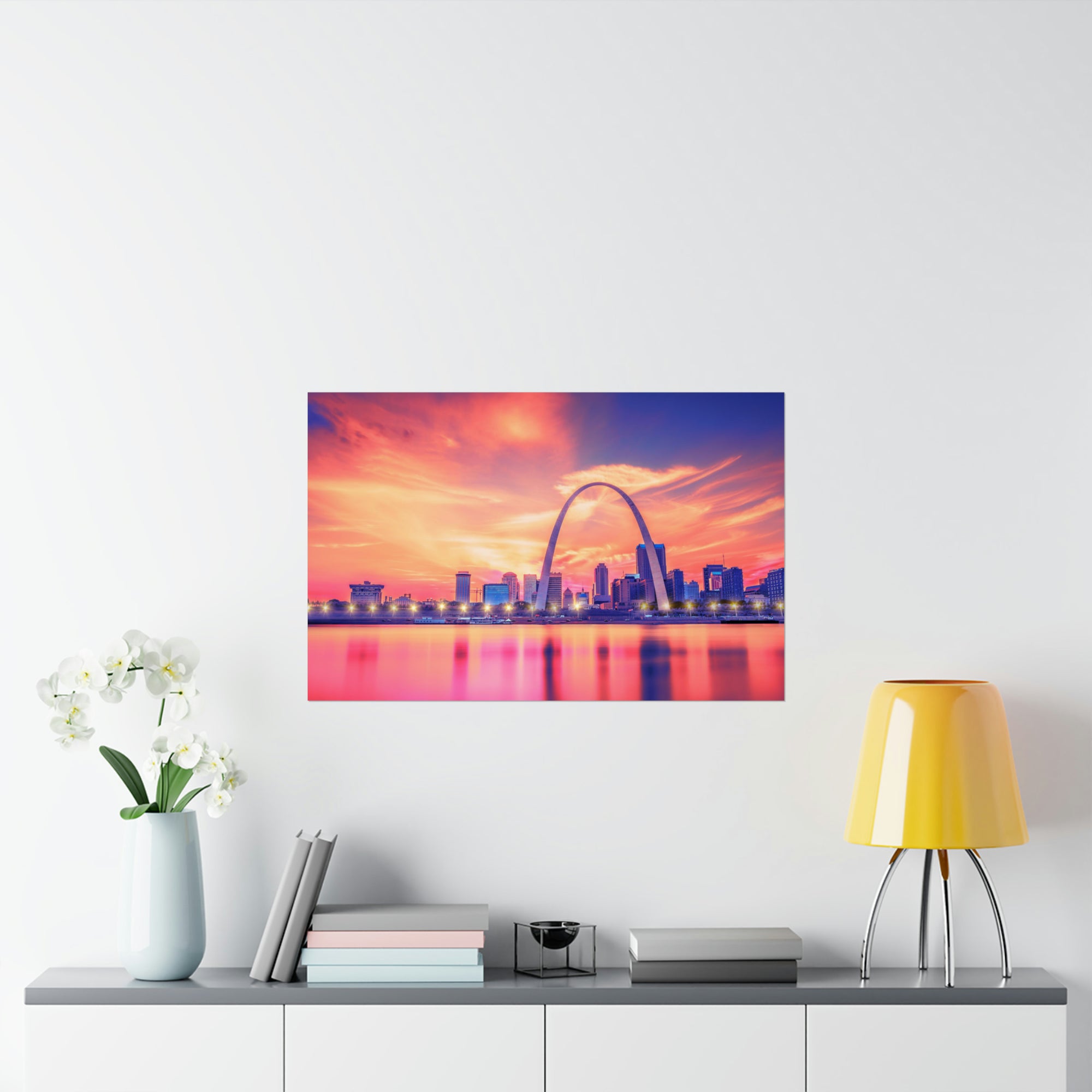 Saint Louis In Pinks Poster