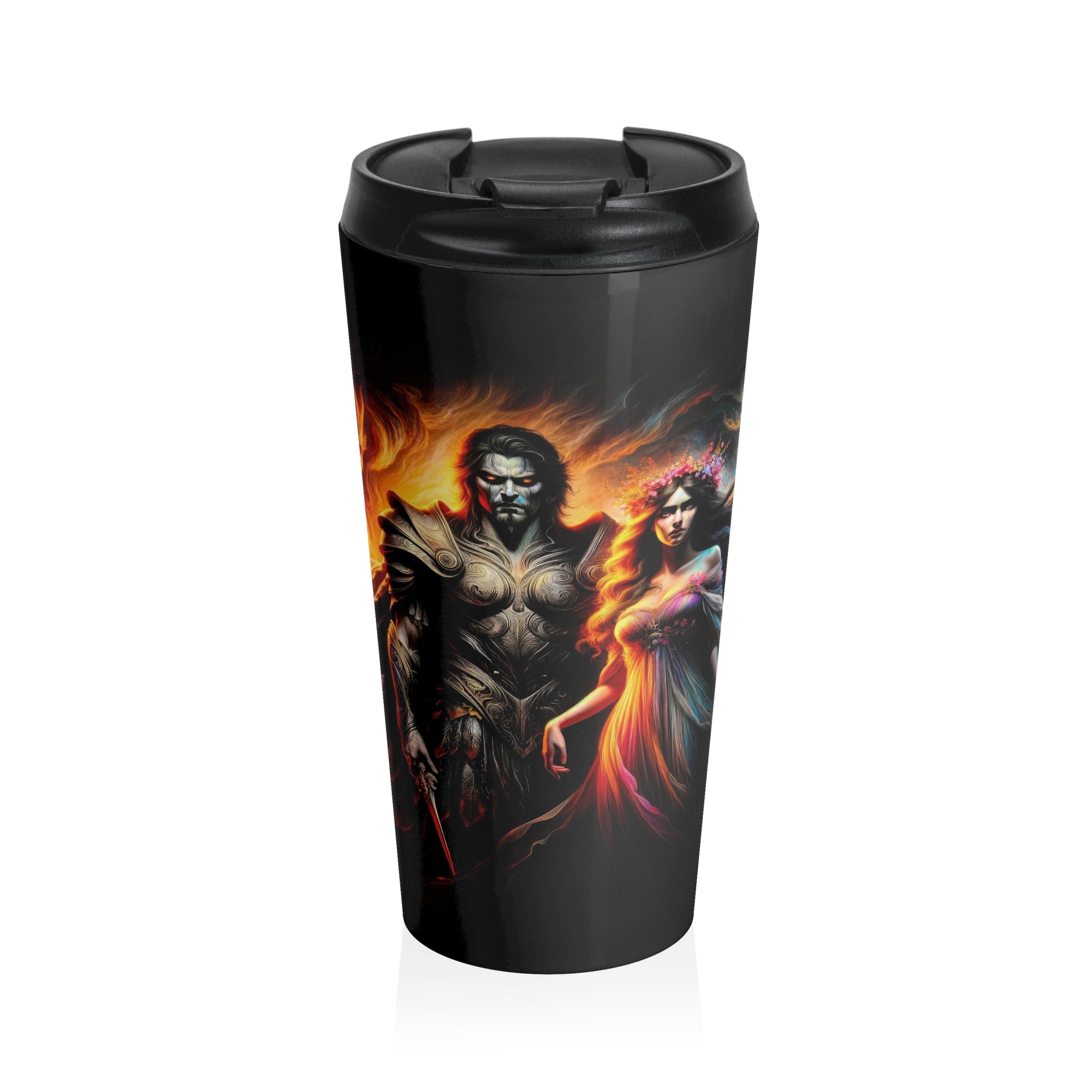 Abrazo eterno Taza de viaje