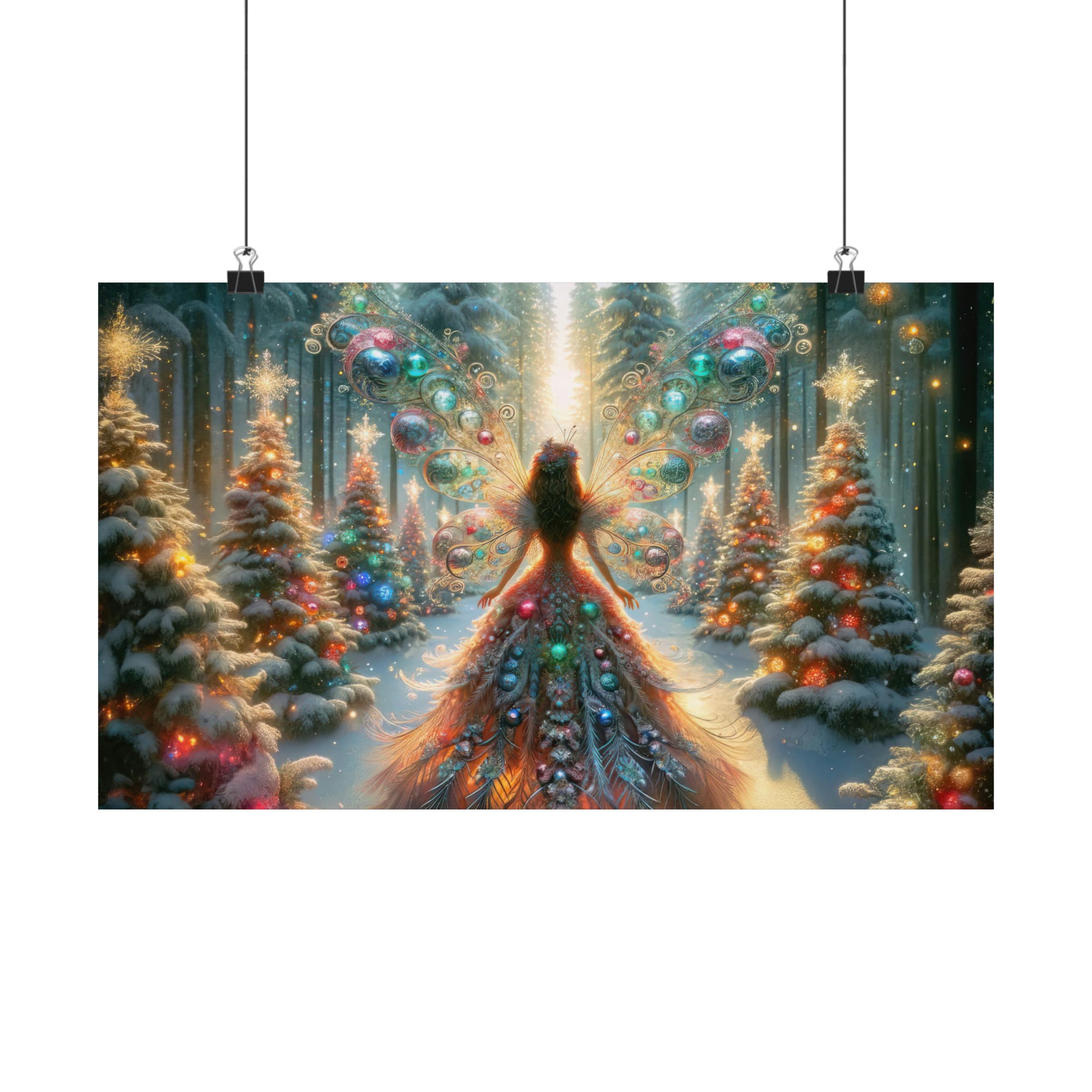 Enchantement de la fée du solstice d'hiver Poster