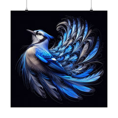Cosmic Blue Symphony Poster