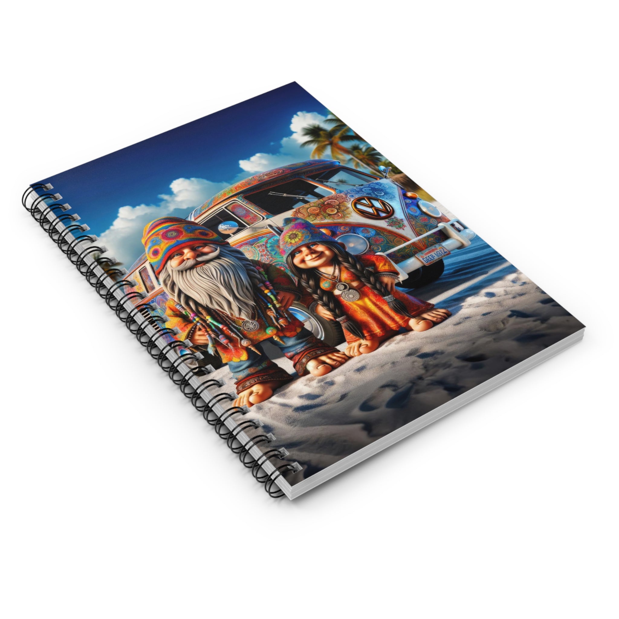 Nomadic Nostalgia Spiral Notebook - Ruled Line