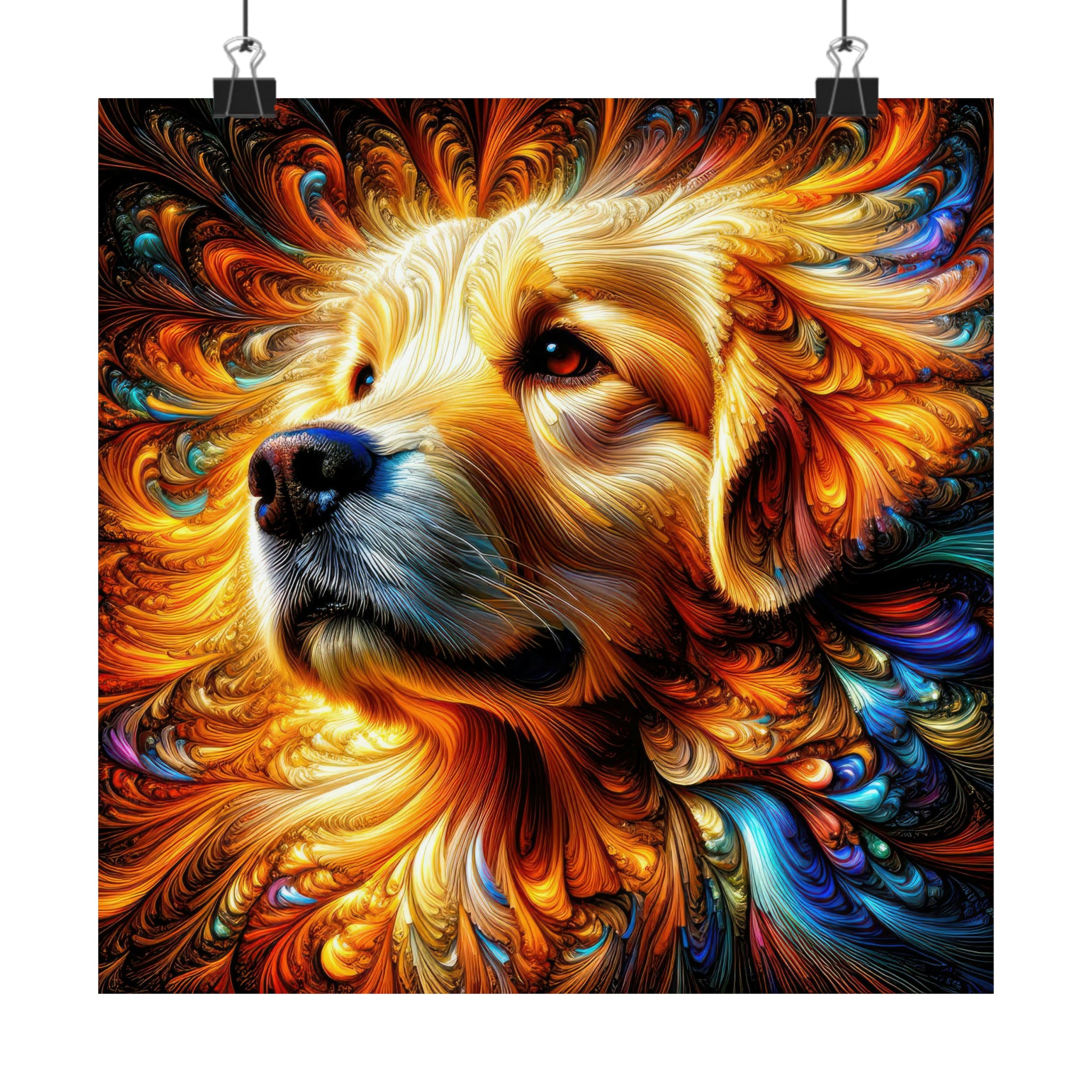 Aurèle Golden Retriever Poster