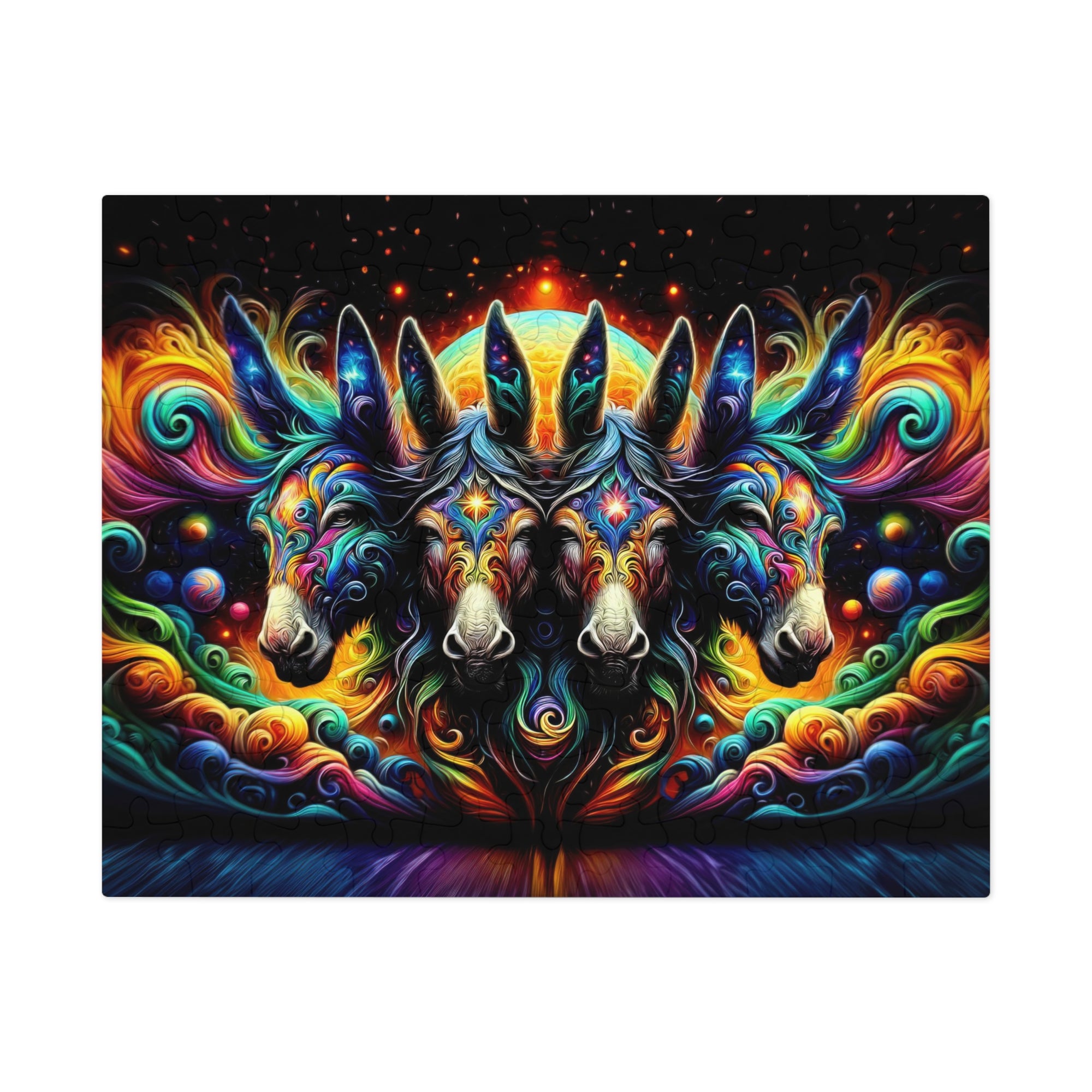 Quantum Donkey Quasar Jigsaw Puzzle