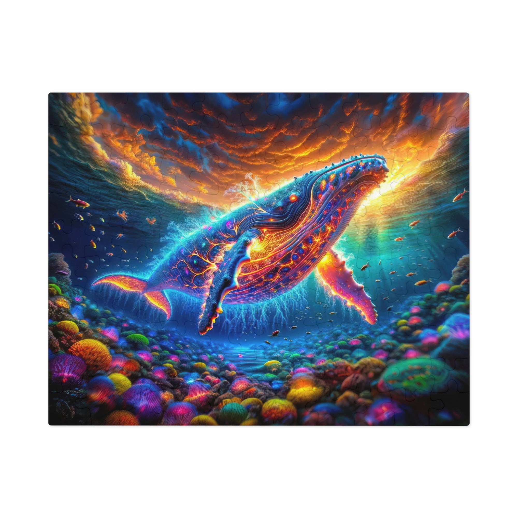 The Cosmic Dance of the Humpback Whale Jigsaw Puzzle