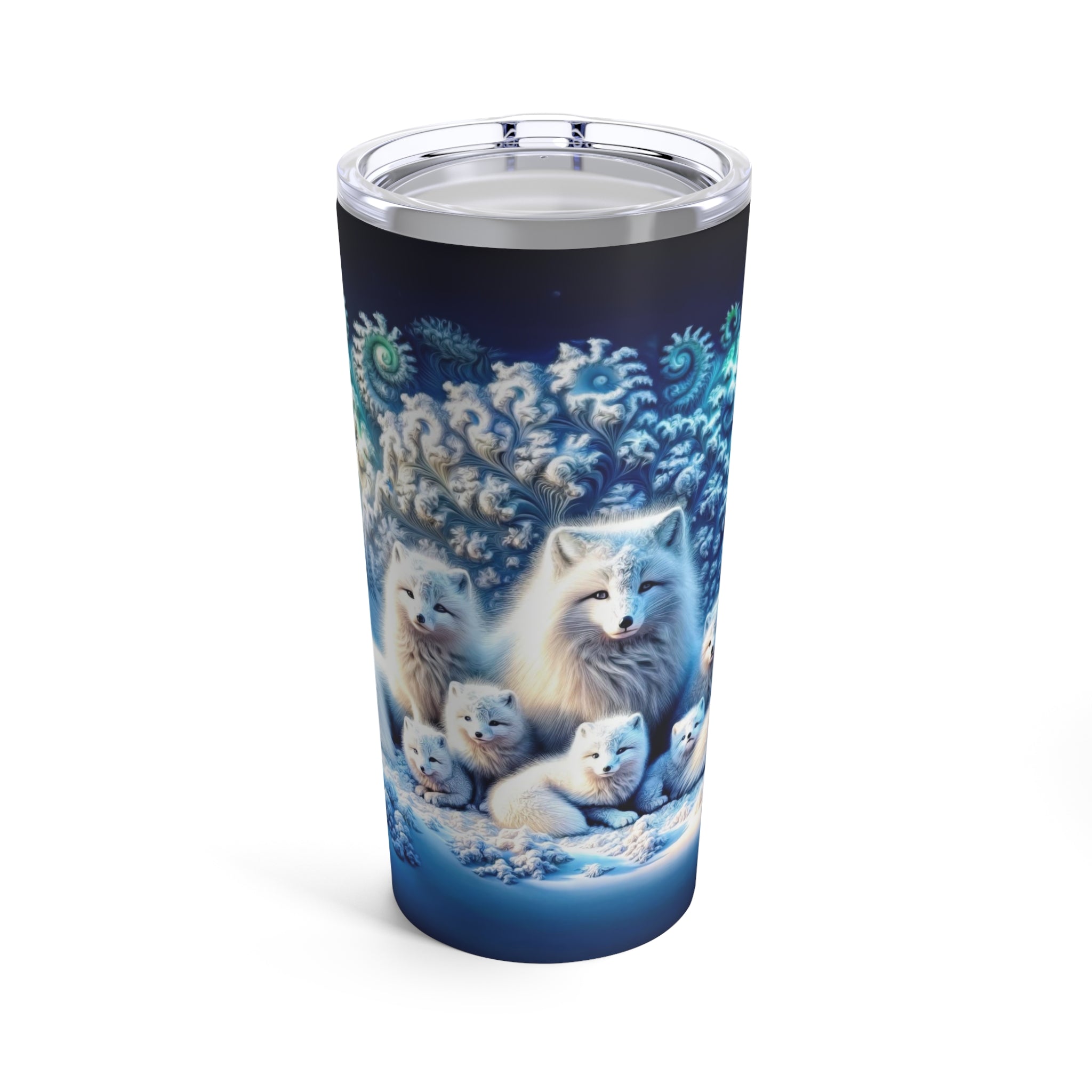 La saga silenciosa de los zorros de las nieves Vaso 20oz