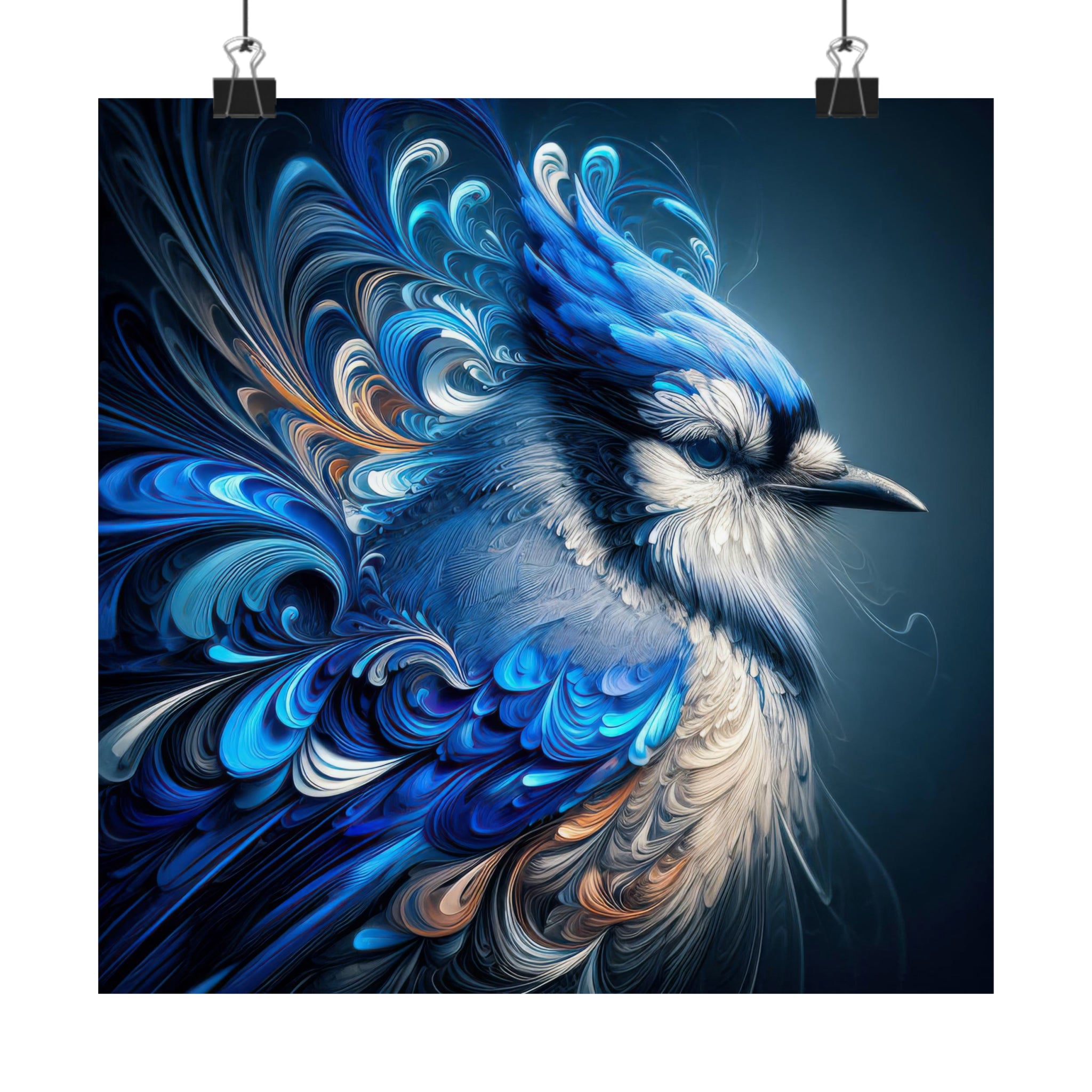 Indigo Illusions Poster