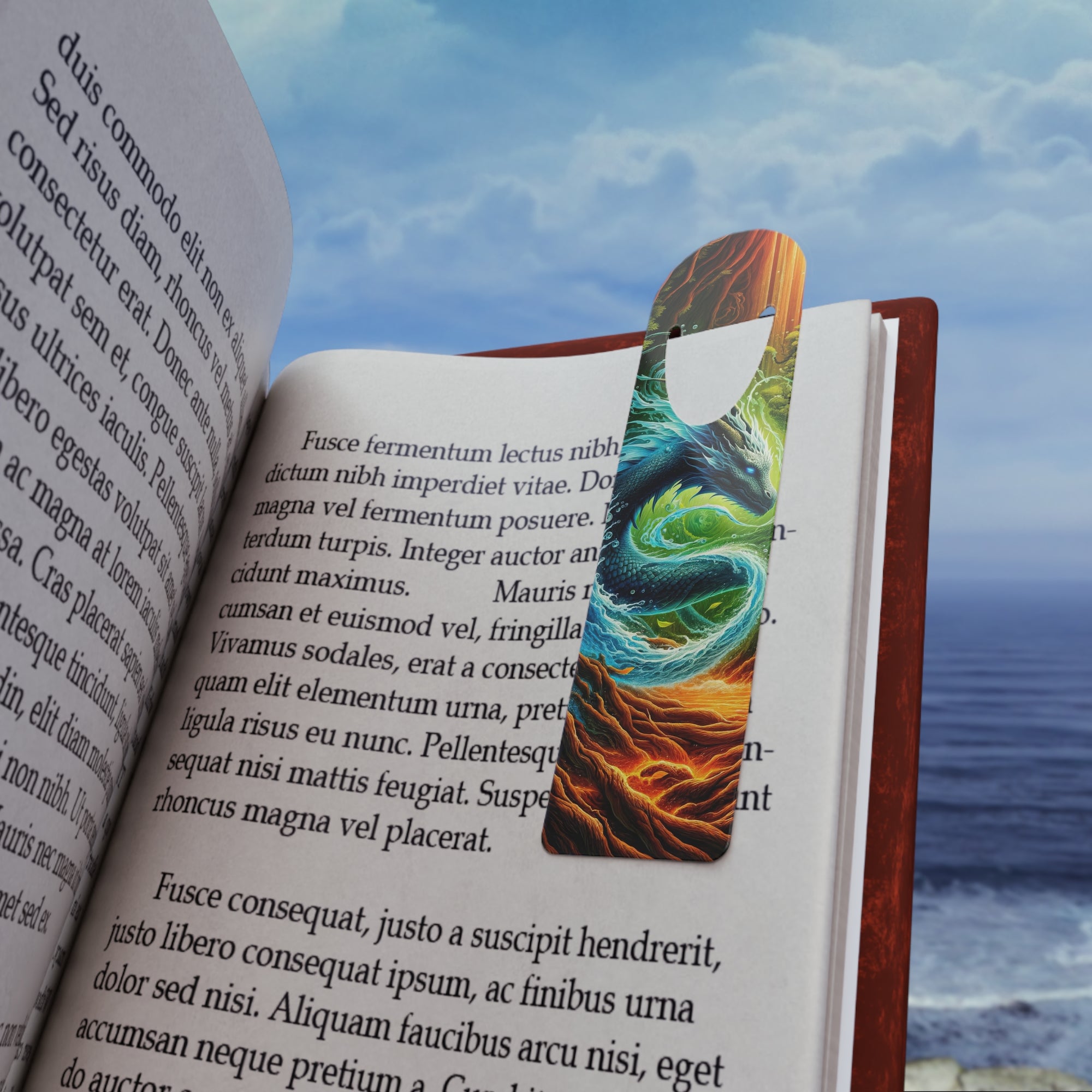 Elemental Serpent The Guardian of Nature's Balance Bookmark