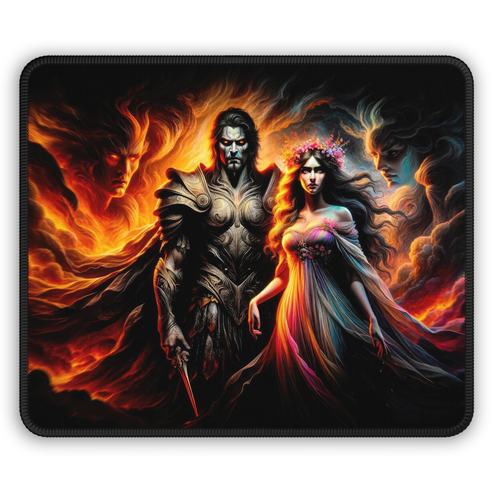 Alfombrilla de ratón para juegos Abrazo Eterno