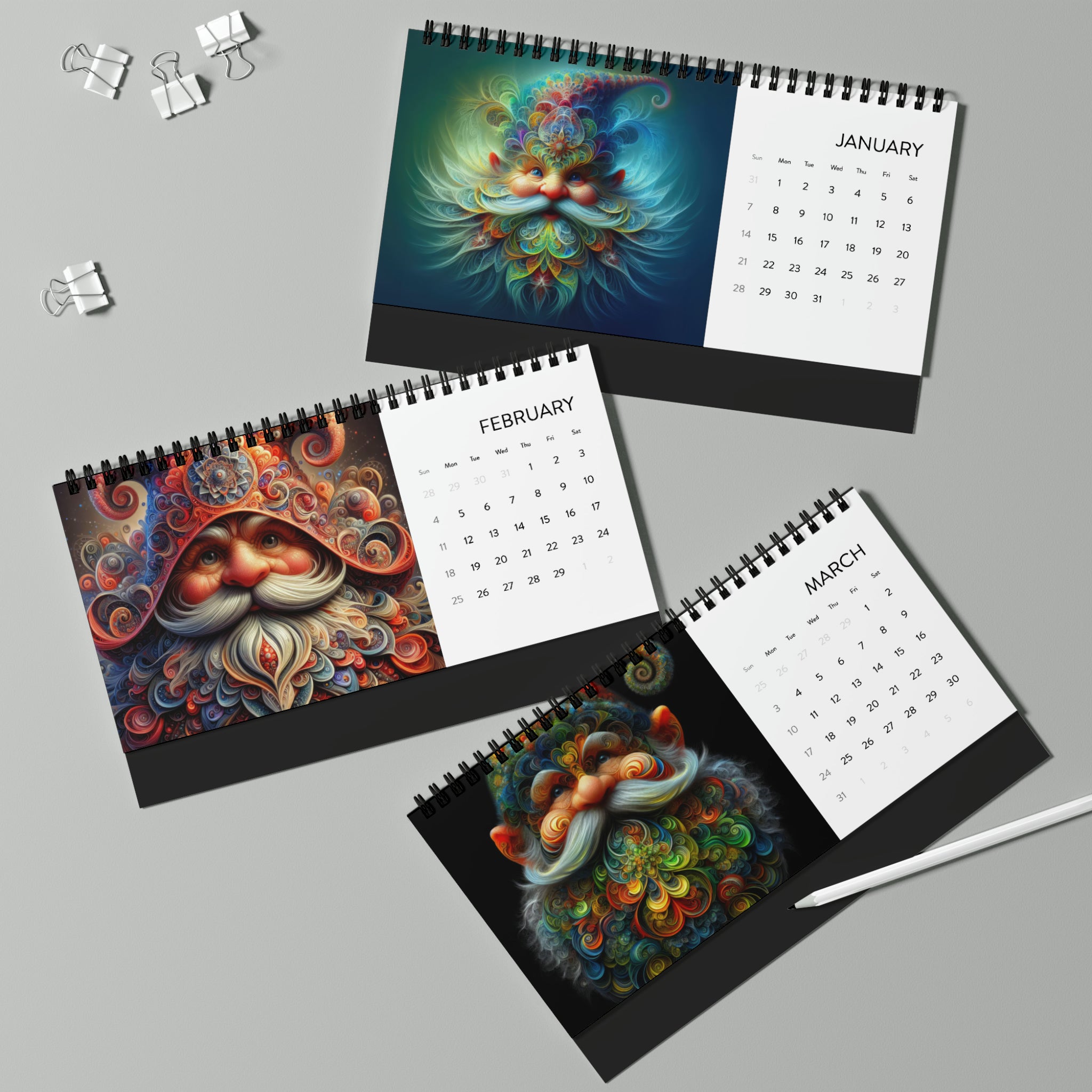 My Gnomies Desktop Calendar (2024)