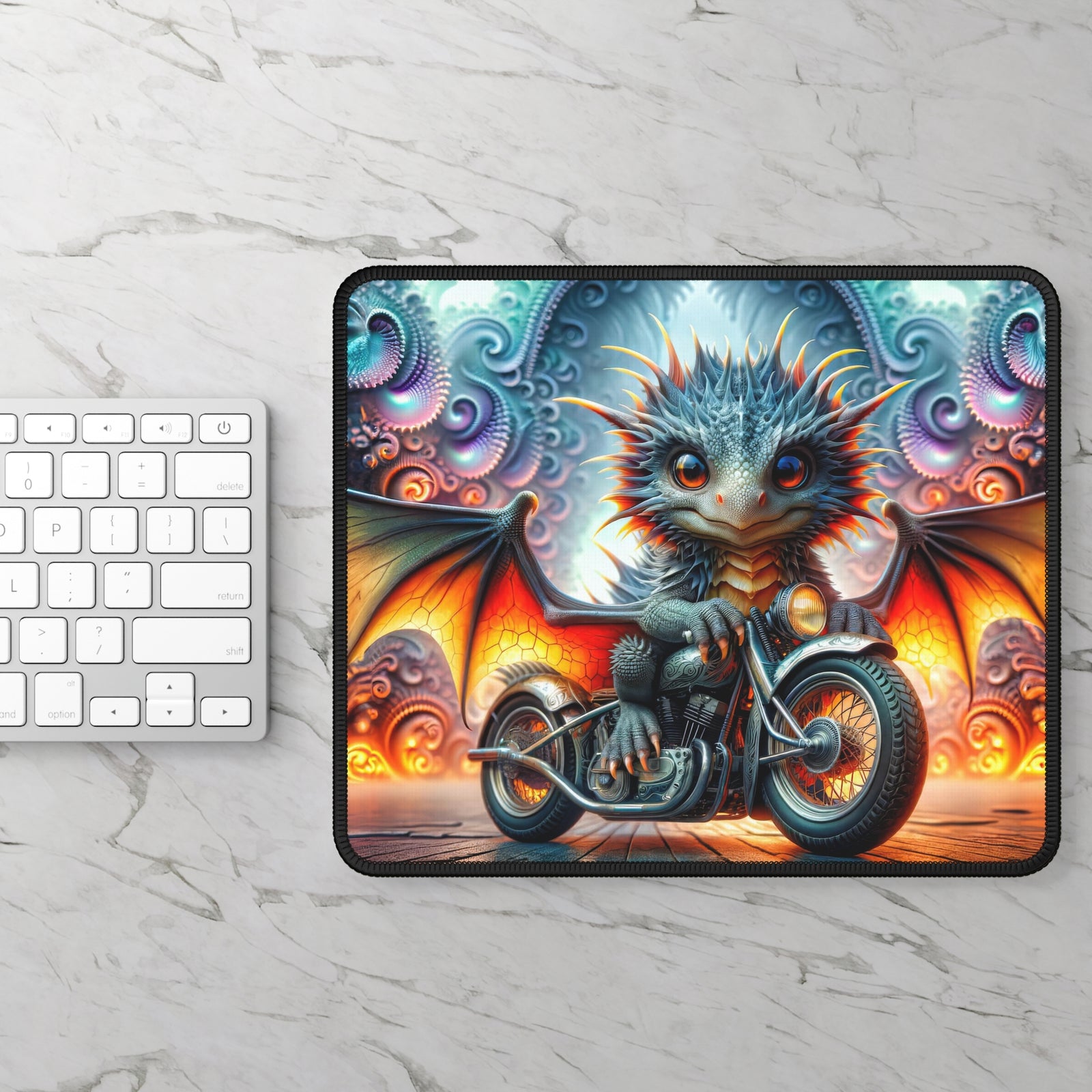 Iron Scales and Leather Wings Gaming Mouse Pad