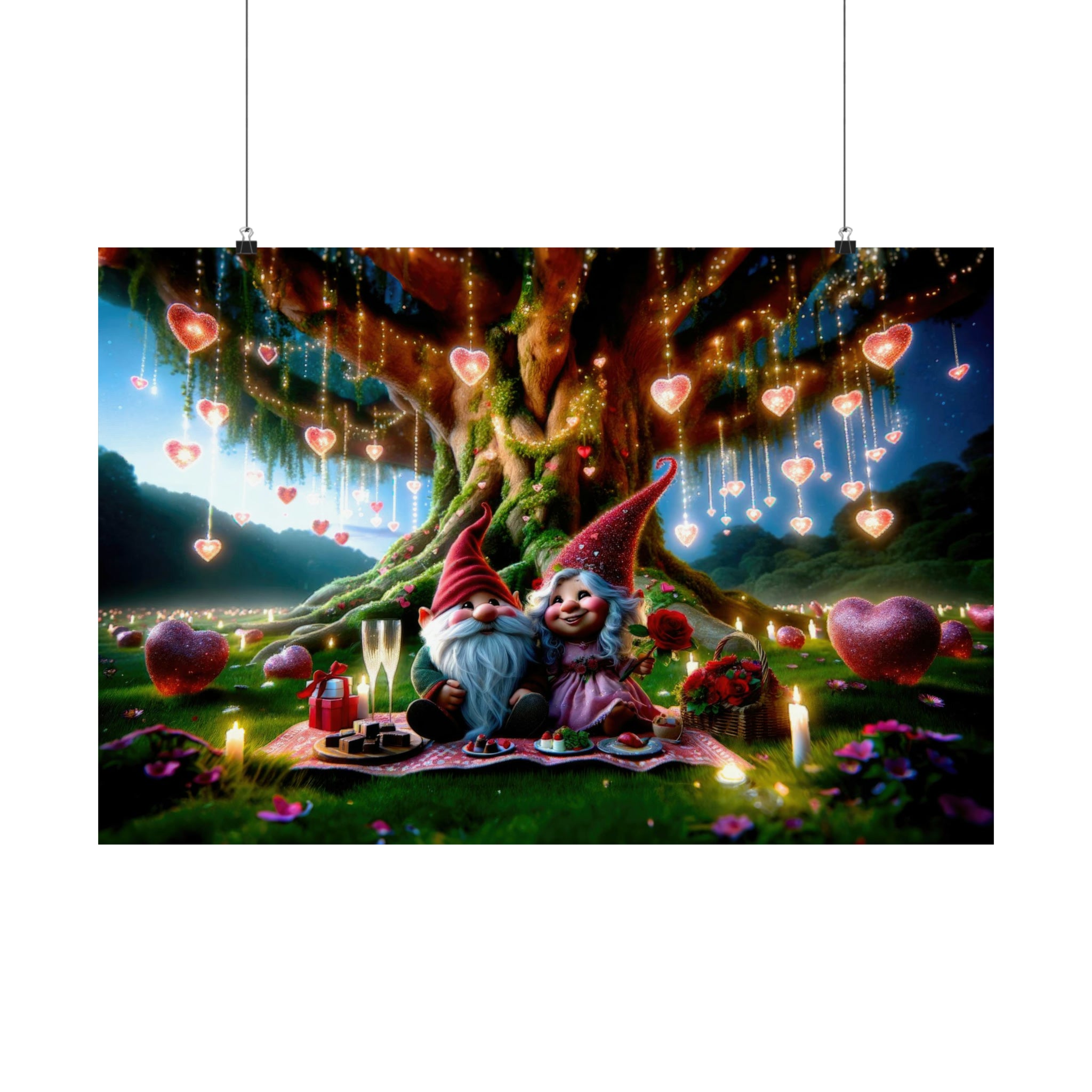 Enchanted Valentine's Eve with the Gnomes Poster