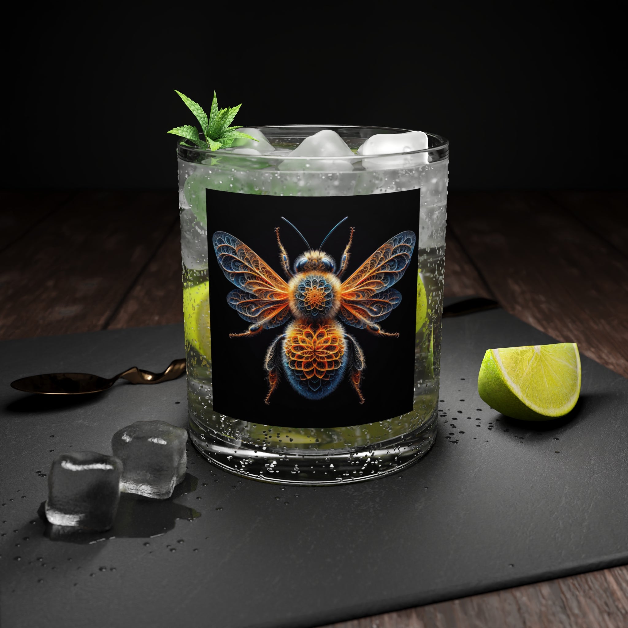 Le verre apiculteur illuminé