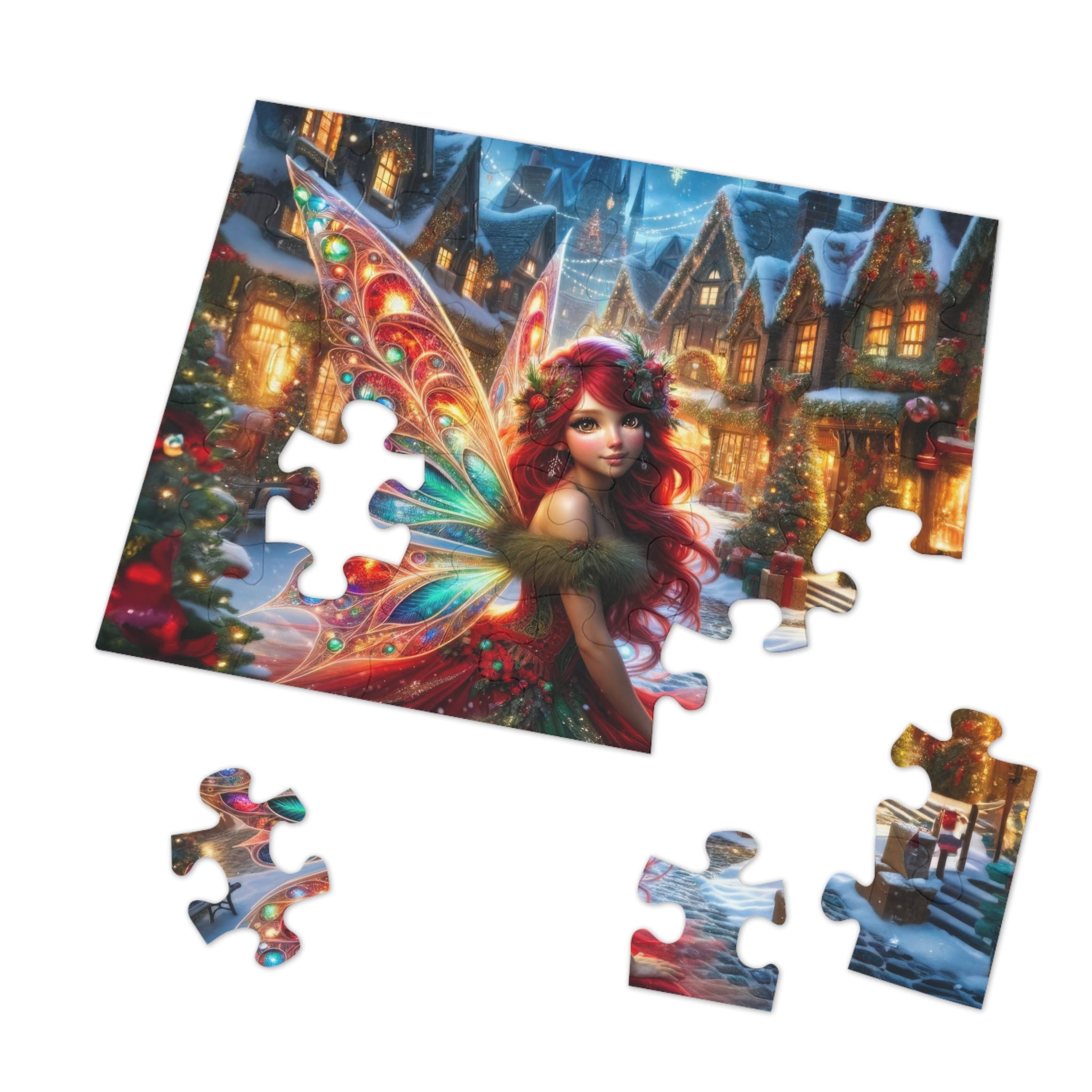 Enchanted Yuletide Seraph Jigsaw Puzzle