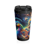 Sinfonía Cosmos Quill Taza de viaje