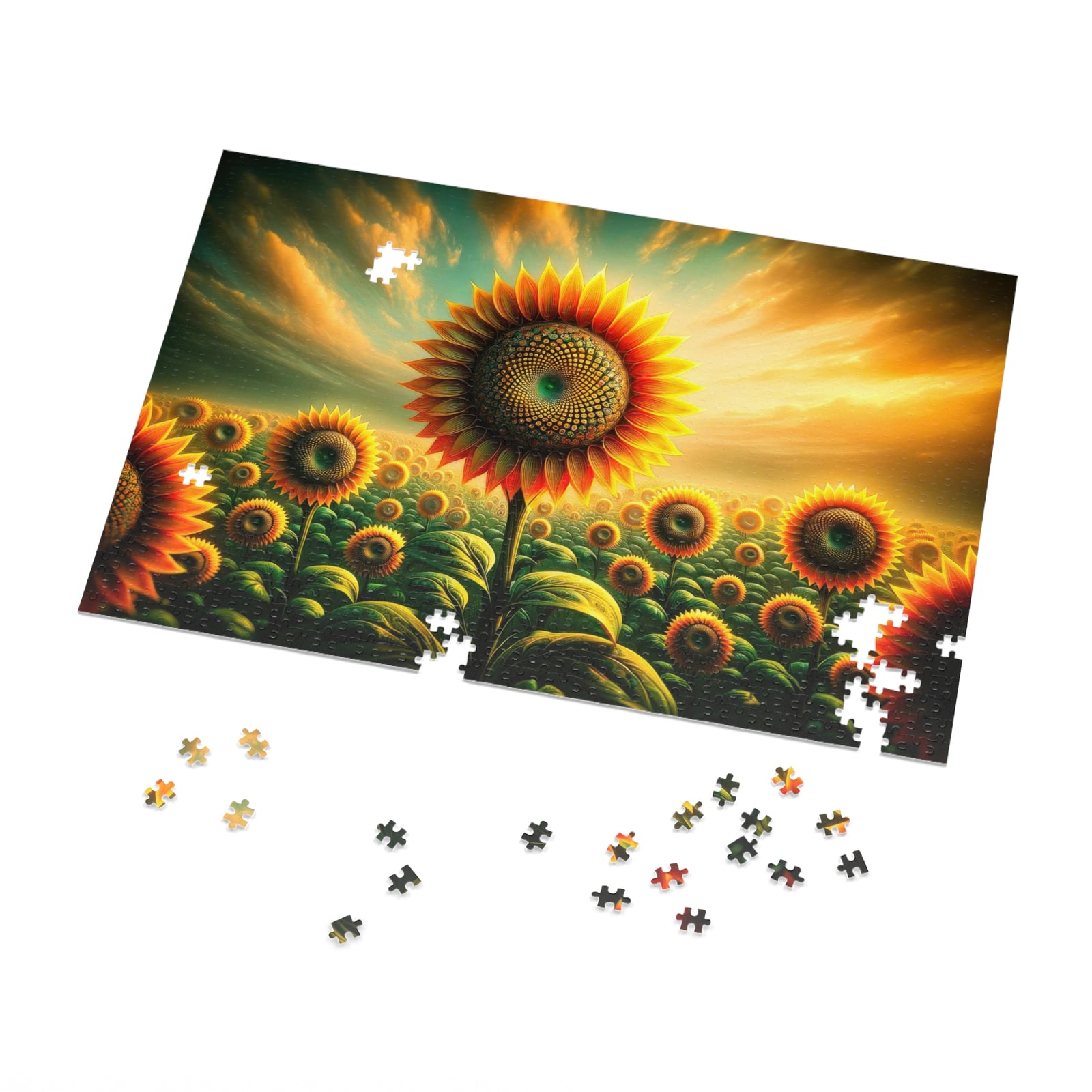 Puzzle Kaléidoscope de la flore solaire
