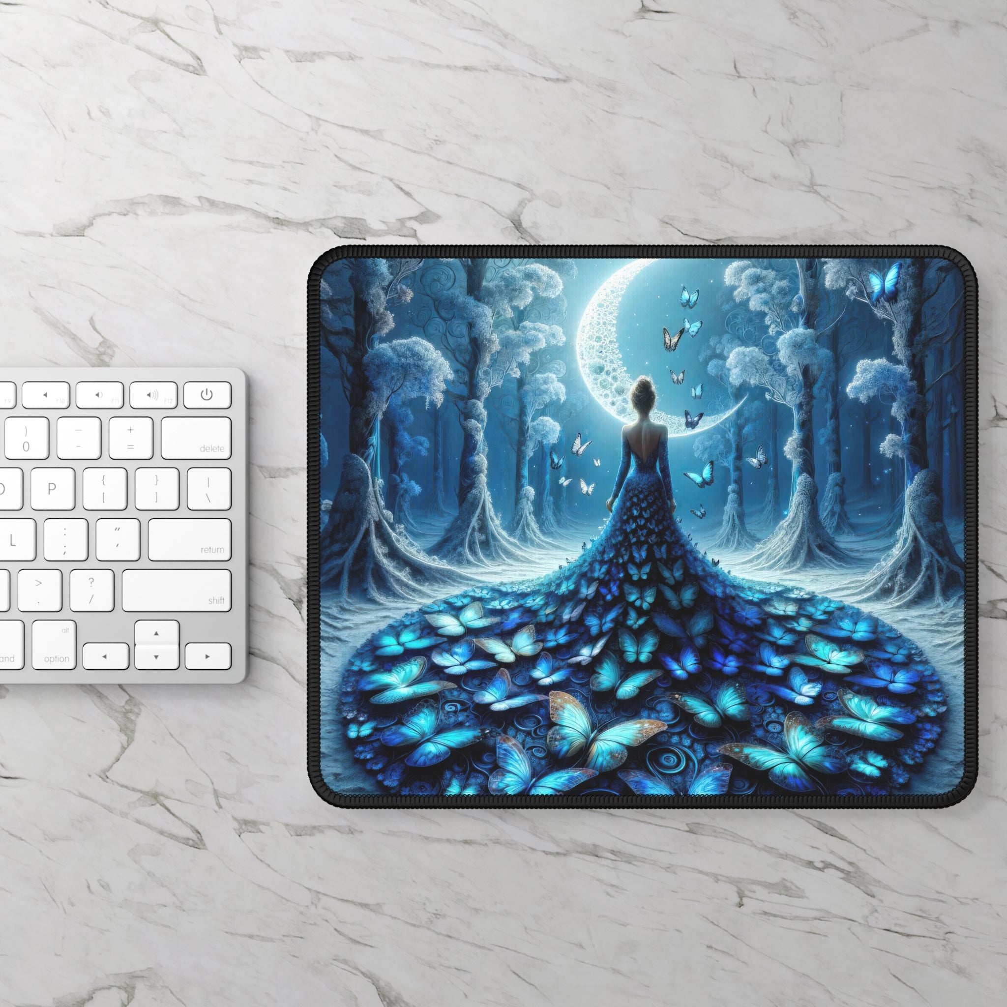 Sylvan Symphony en azul Alfombrilla de ratón