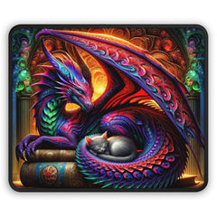 A Tale of Fire and Whiskers Gaming Mouse Pad