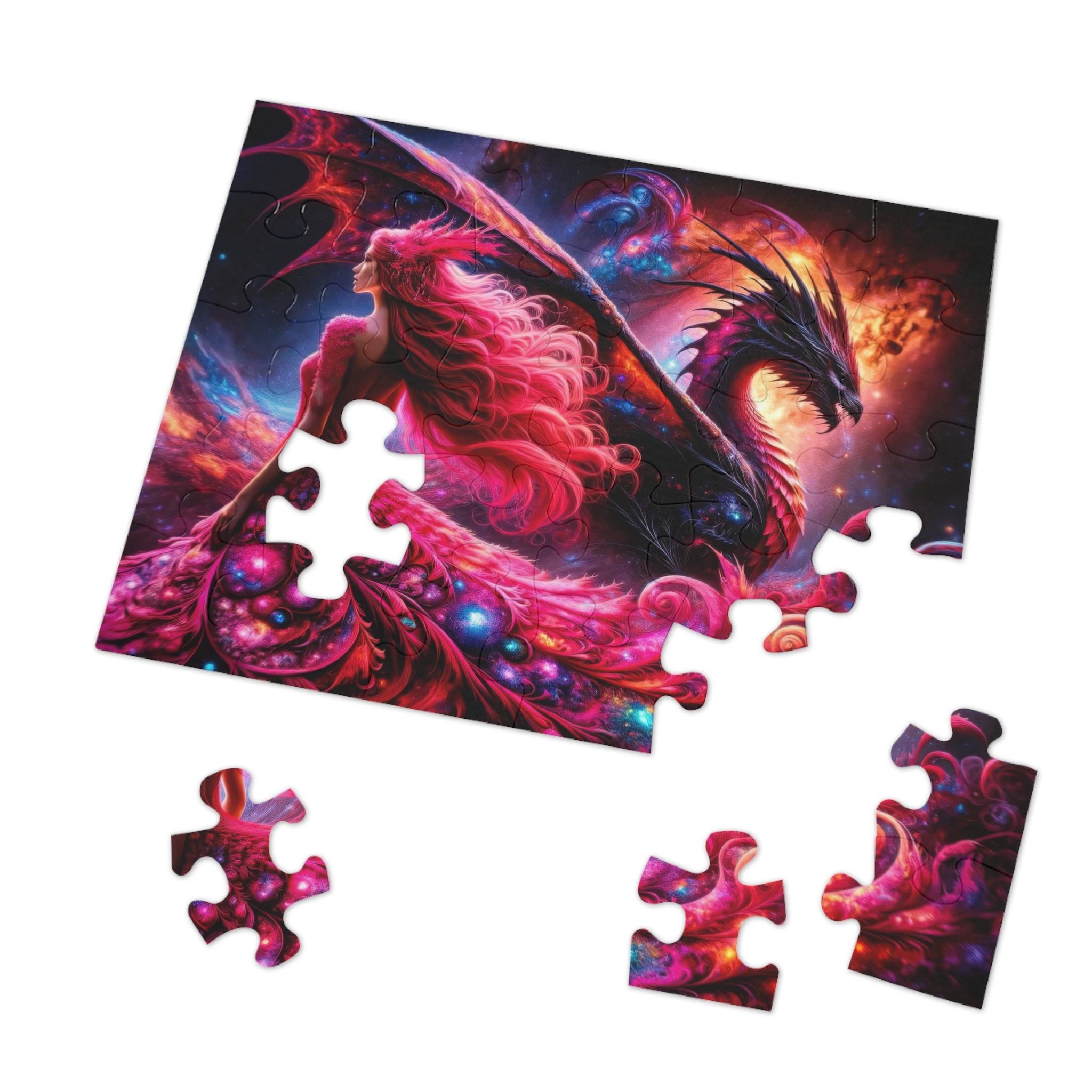 The Dragon and The Dame Jigsaw Puzzle