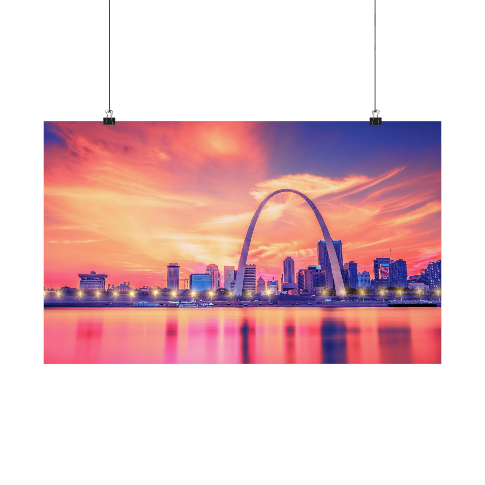 Saint Louis en roses Poster