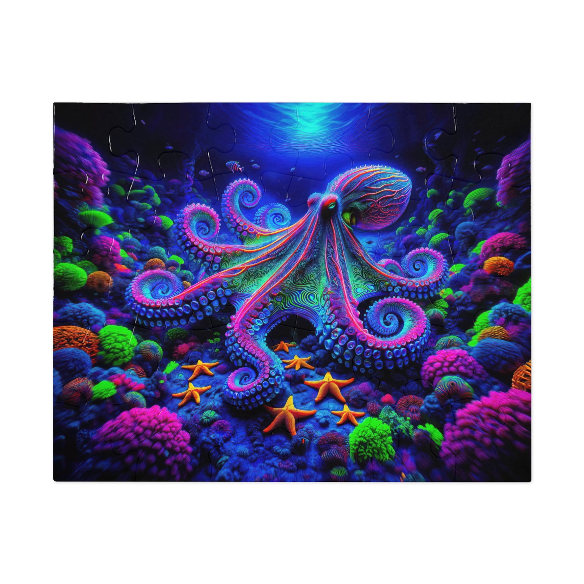 The Technicolor Depths of an Octopus Jigsaw Puzzle