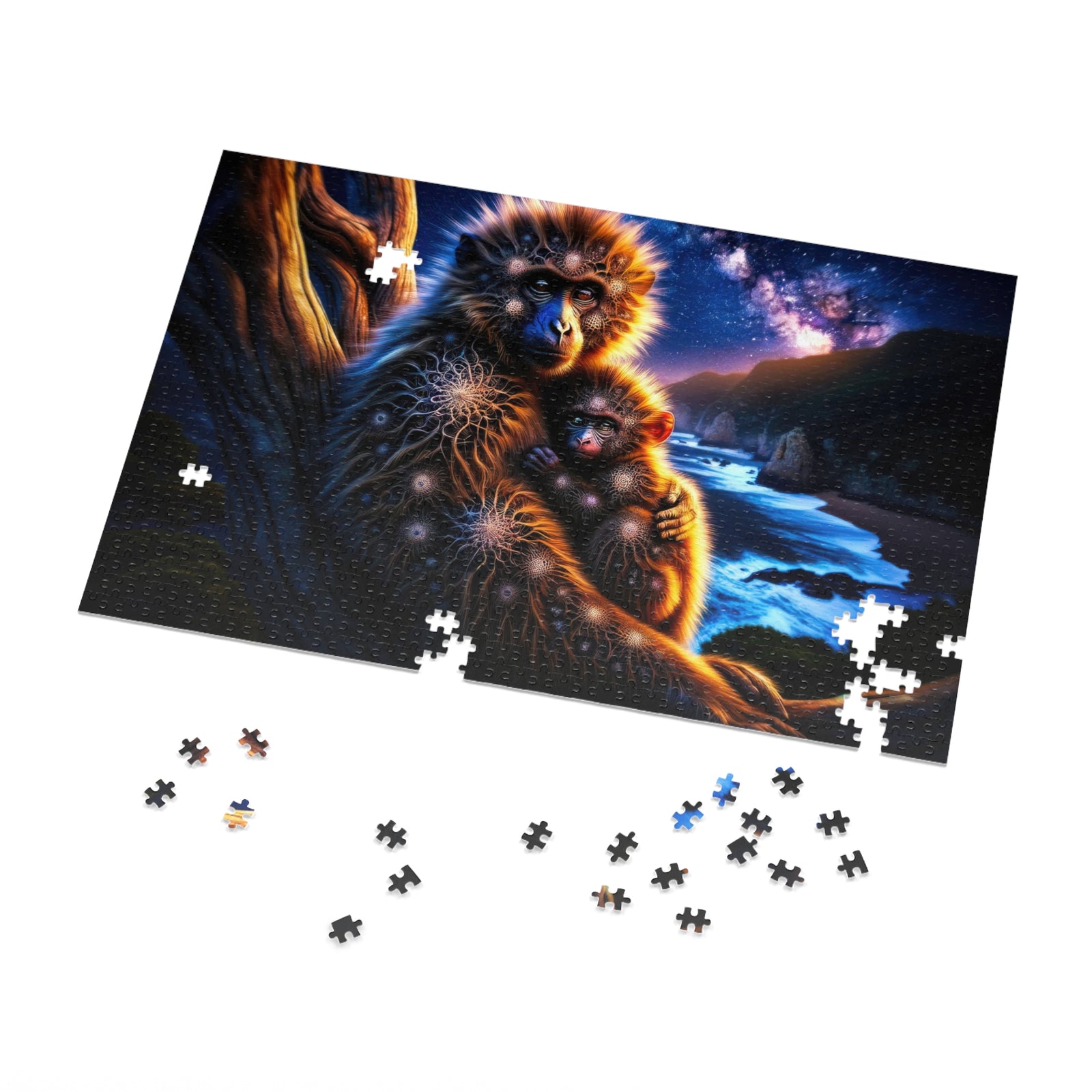 Embrace of the Starry Eyed Jigsaw Puzzle