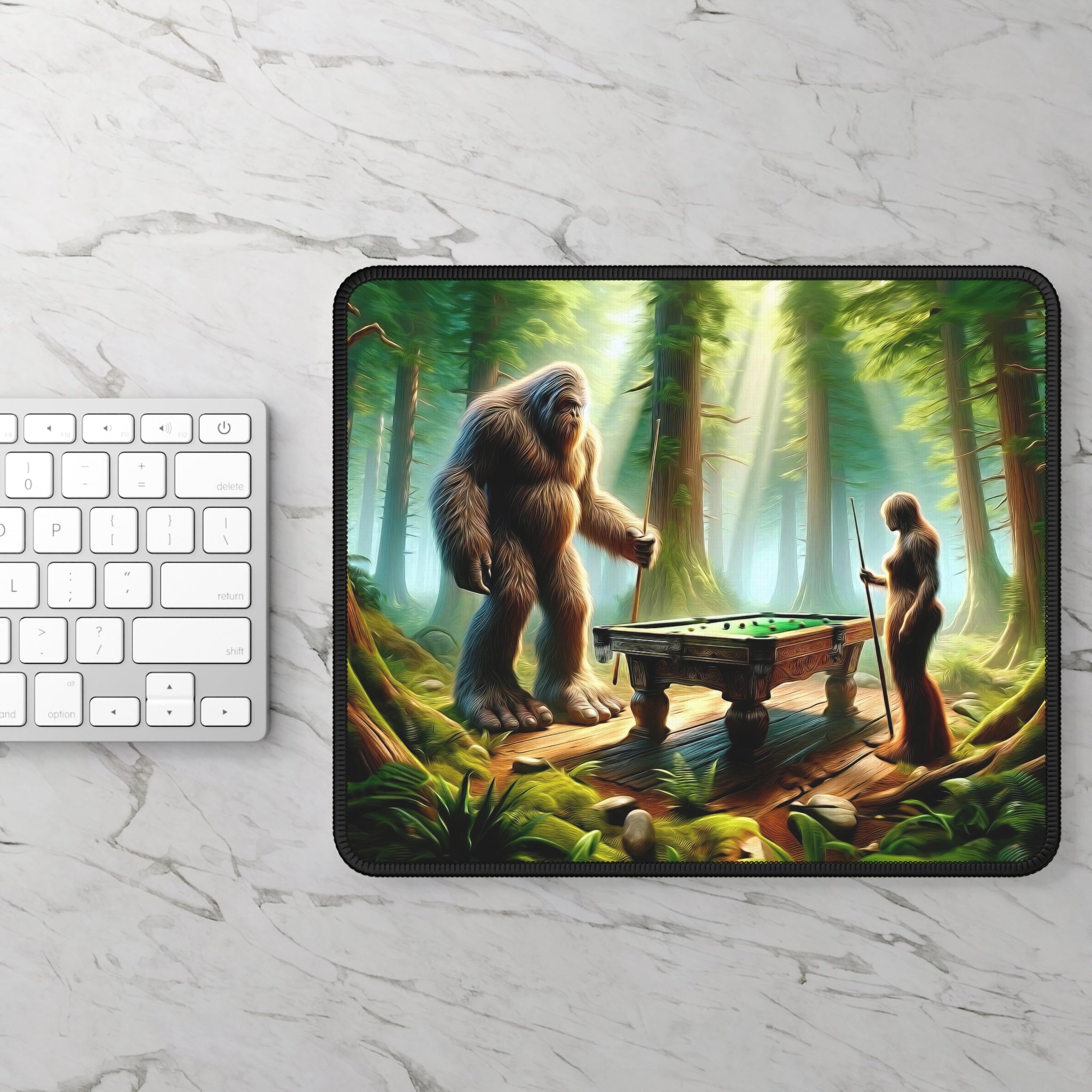 Mystic Woods Pool Game Gaming Mouse Pad