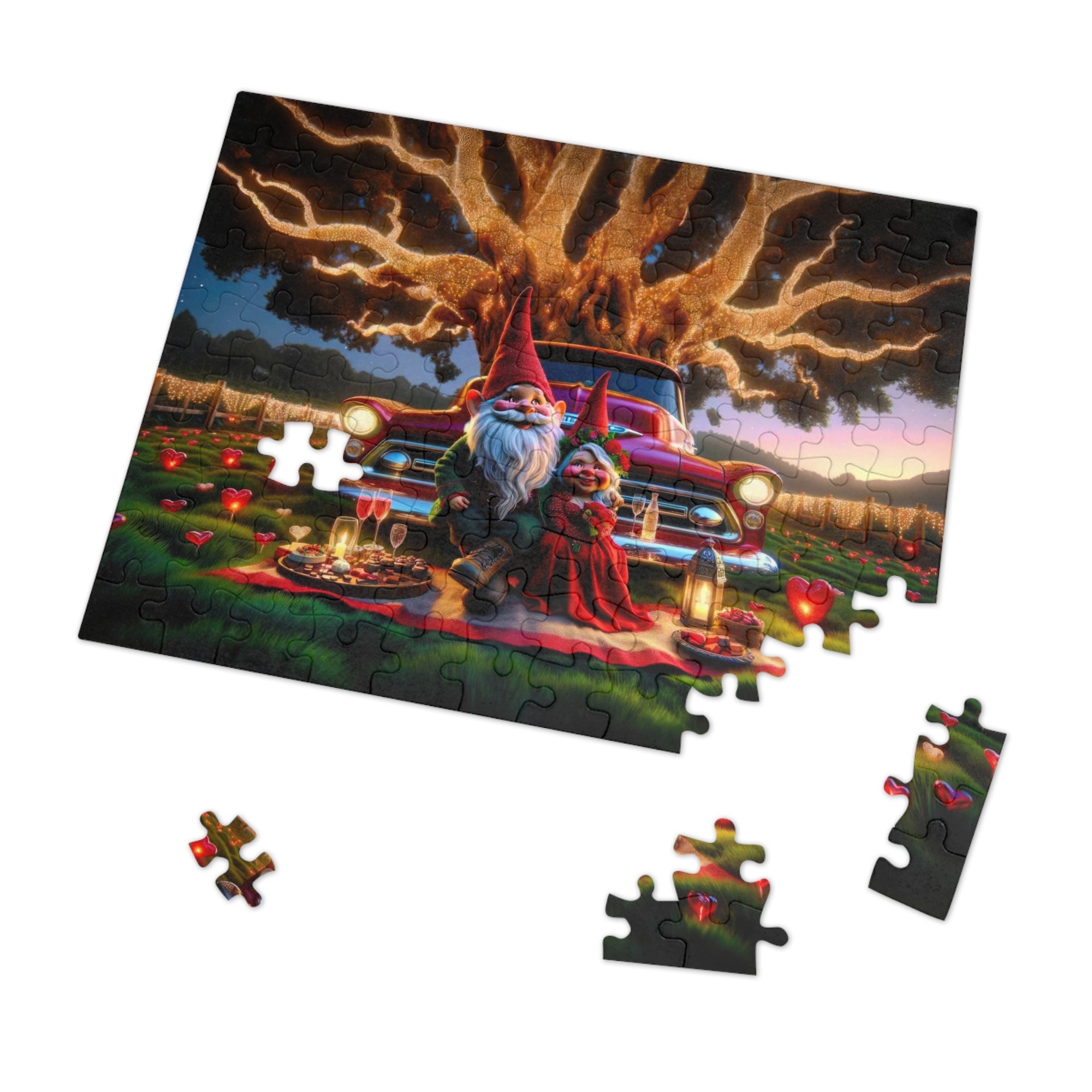 Puzzle Pique-nique enchanté au crépuscule