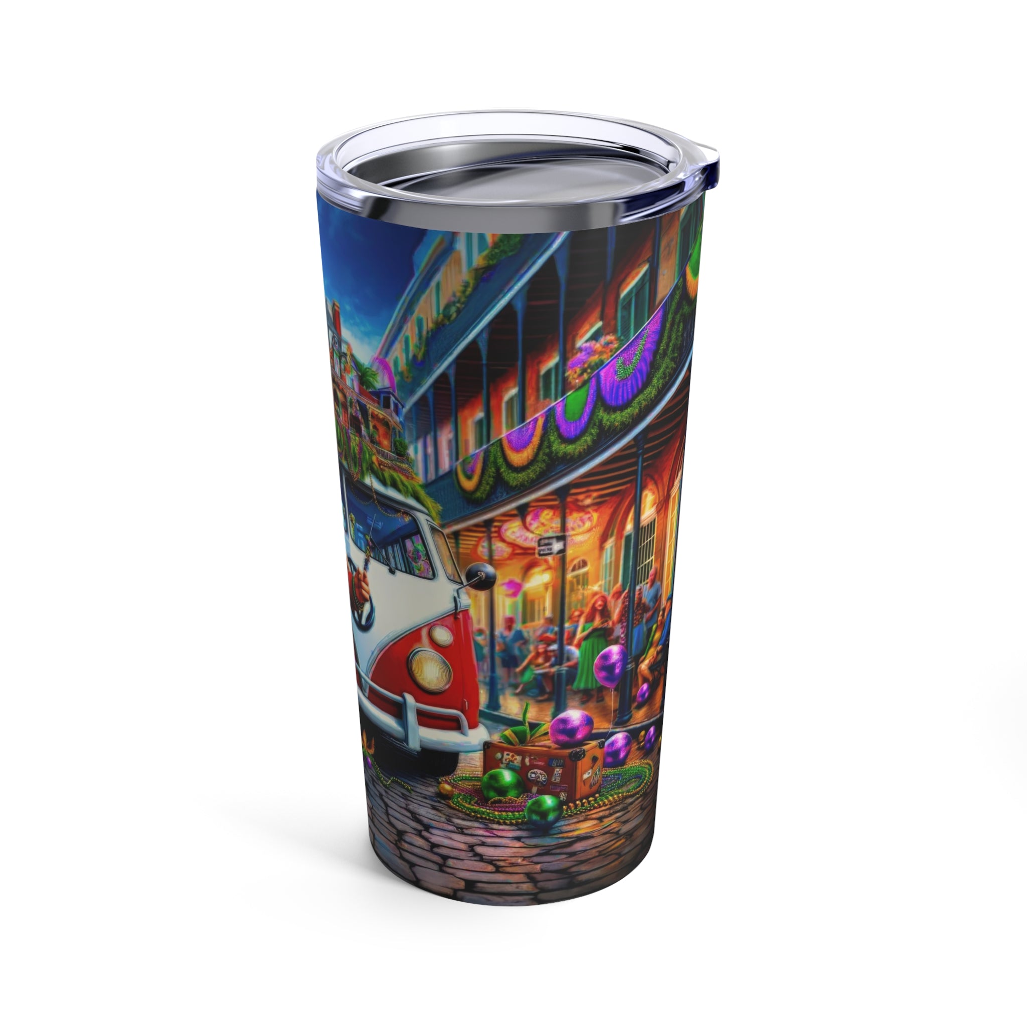 Lillianna and Hemsworth's Mardi Gras Vacation Tumbler 20oz