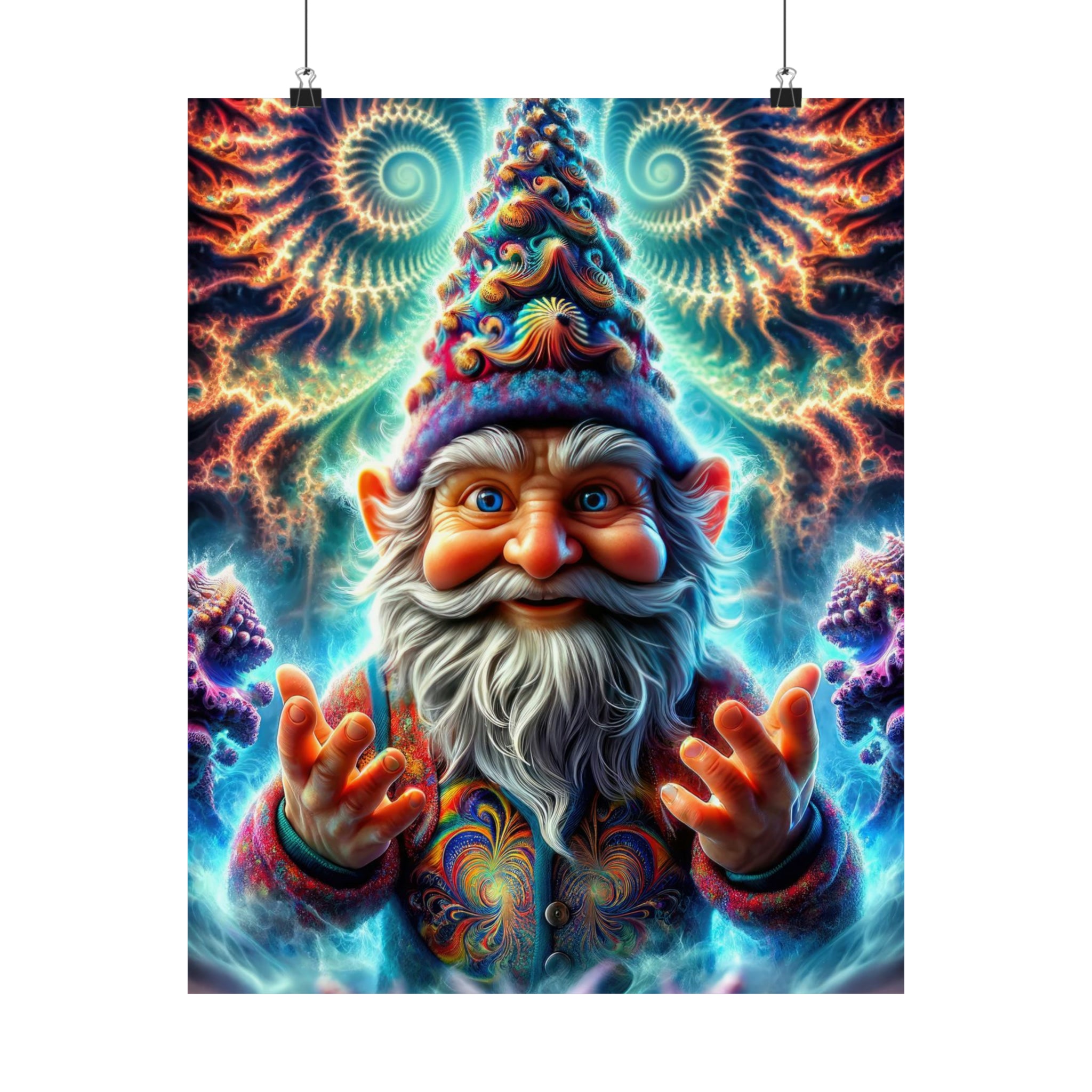 Gnome Amidst Quantum Mystique Poster