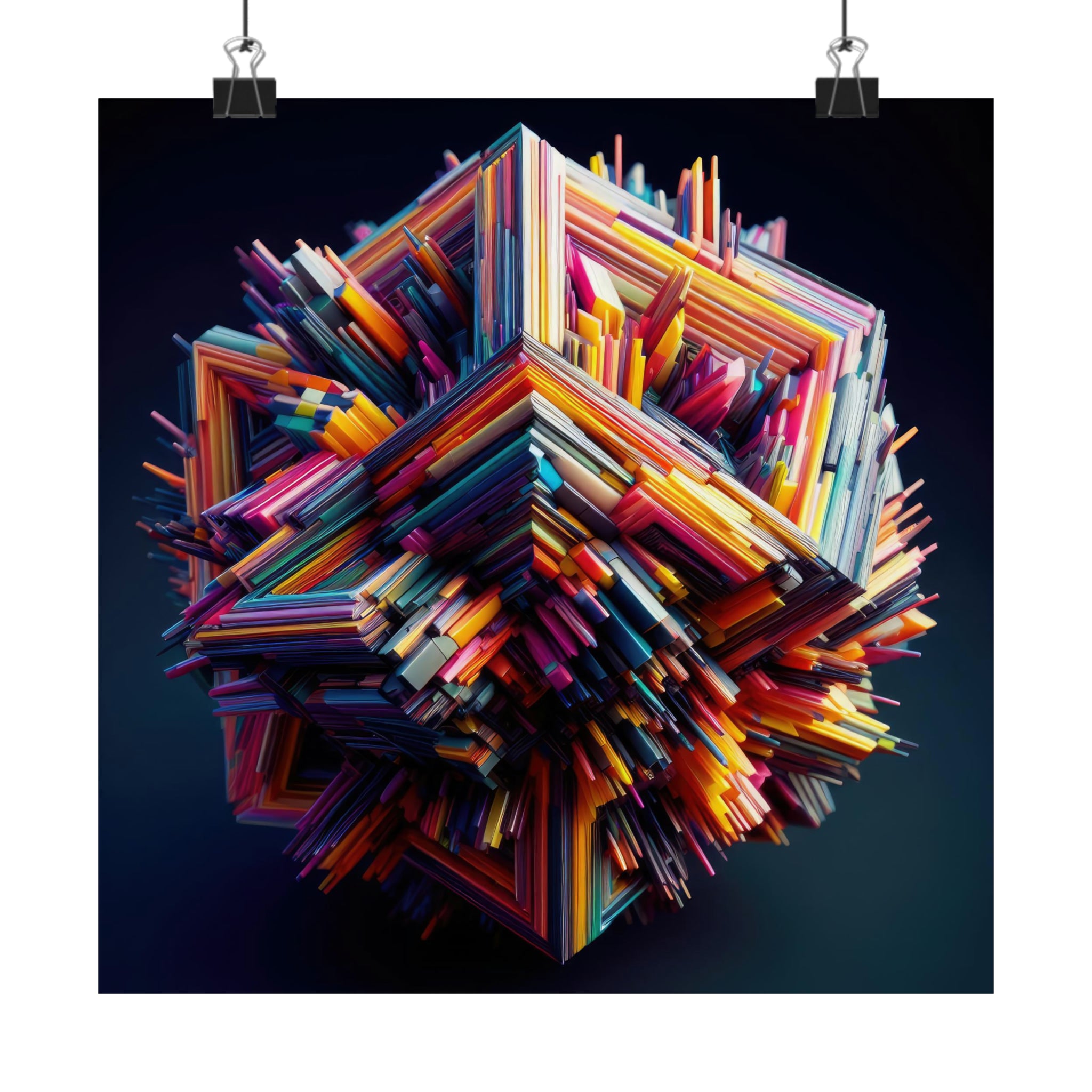 Octahedron - Shardscapes Poster