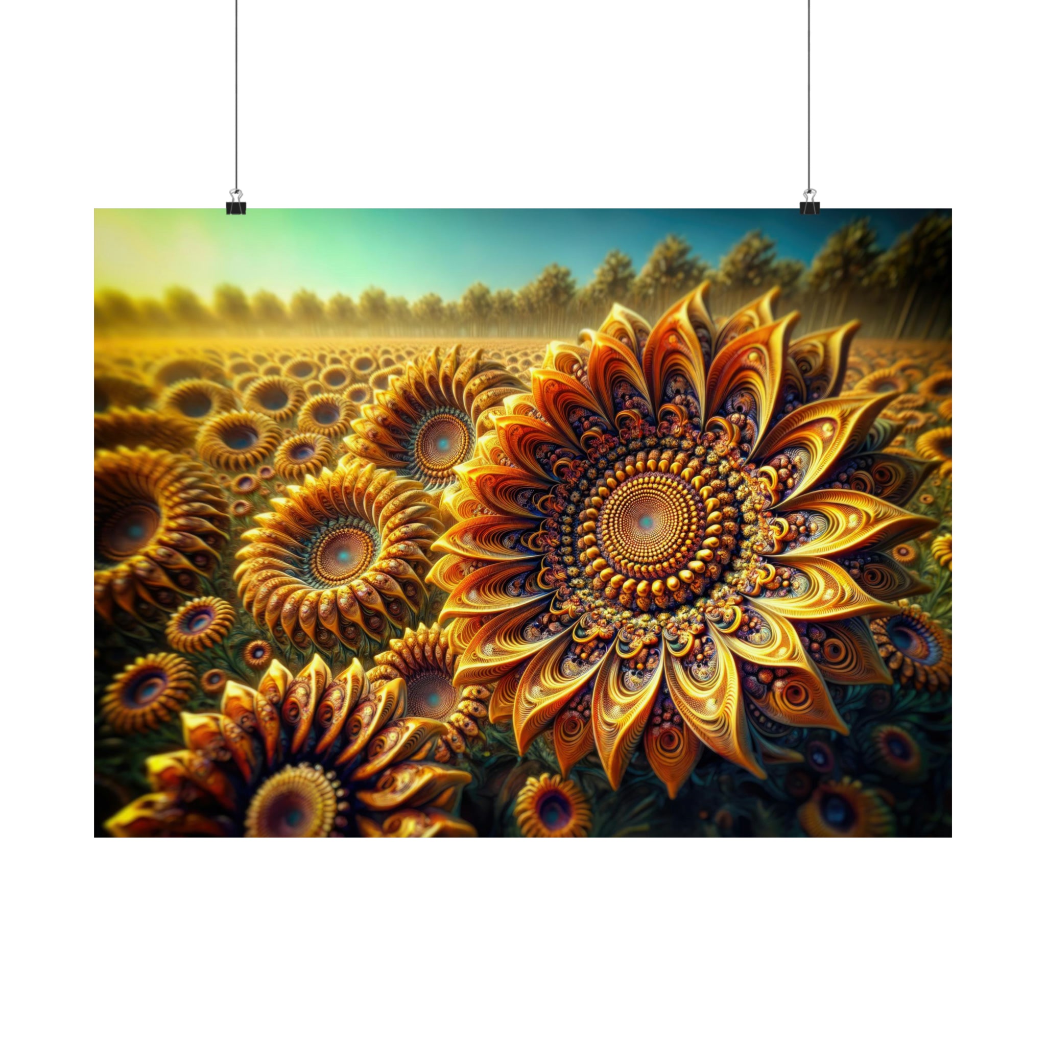 Fractal Bloom Infinity Poster