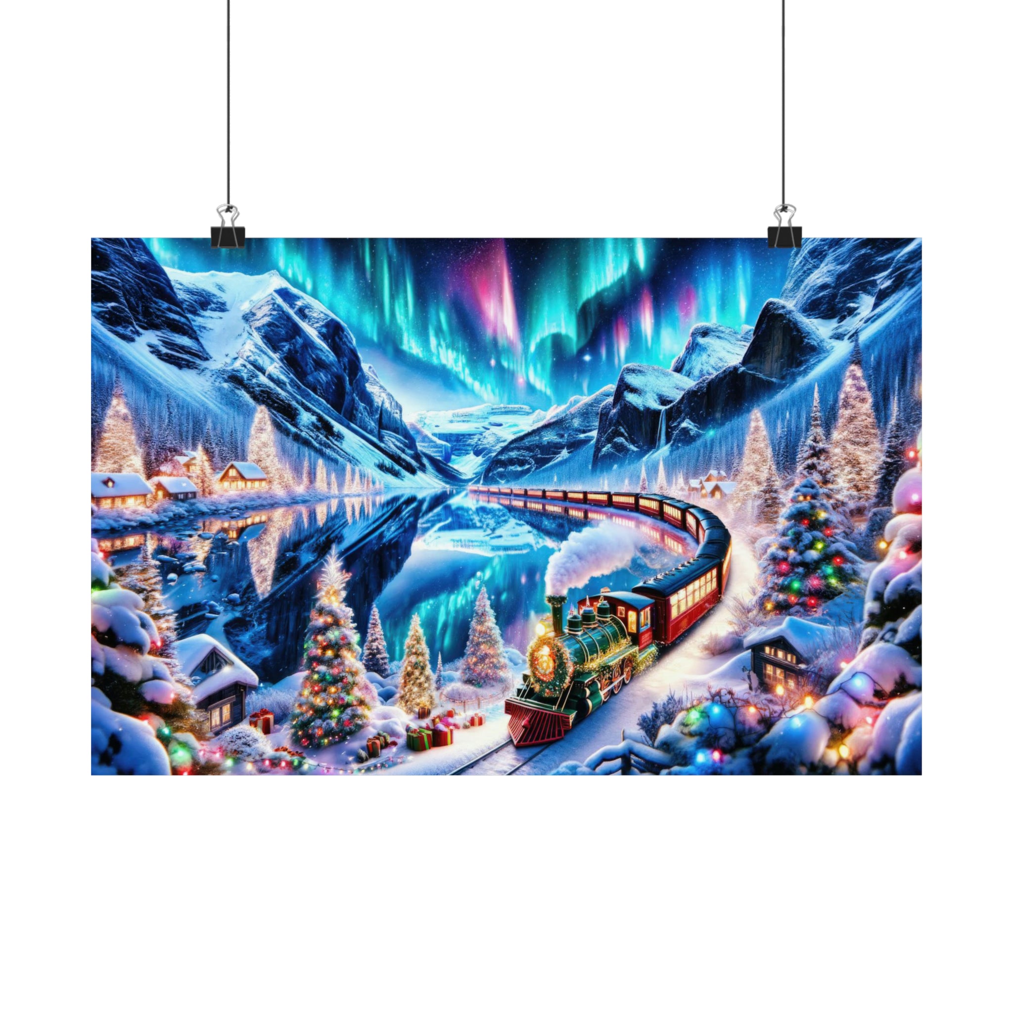 Pays des Merveilles d'Hiver Express Poster