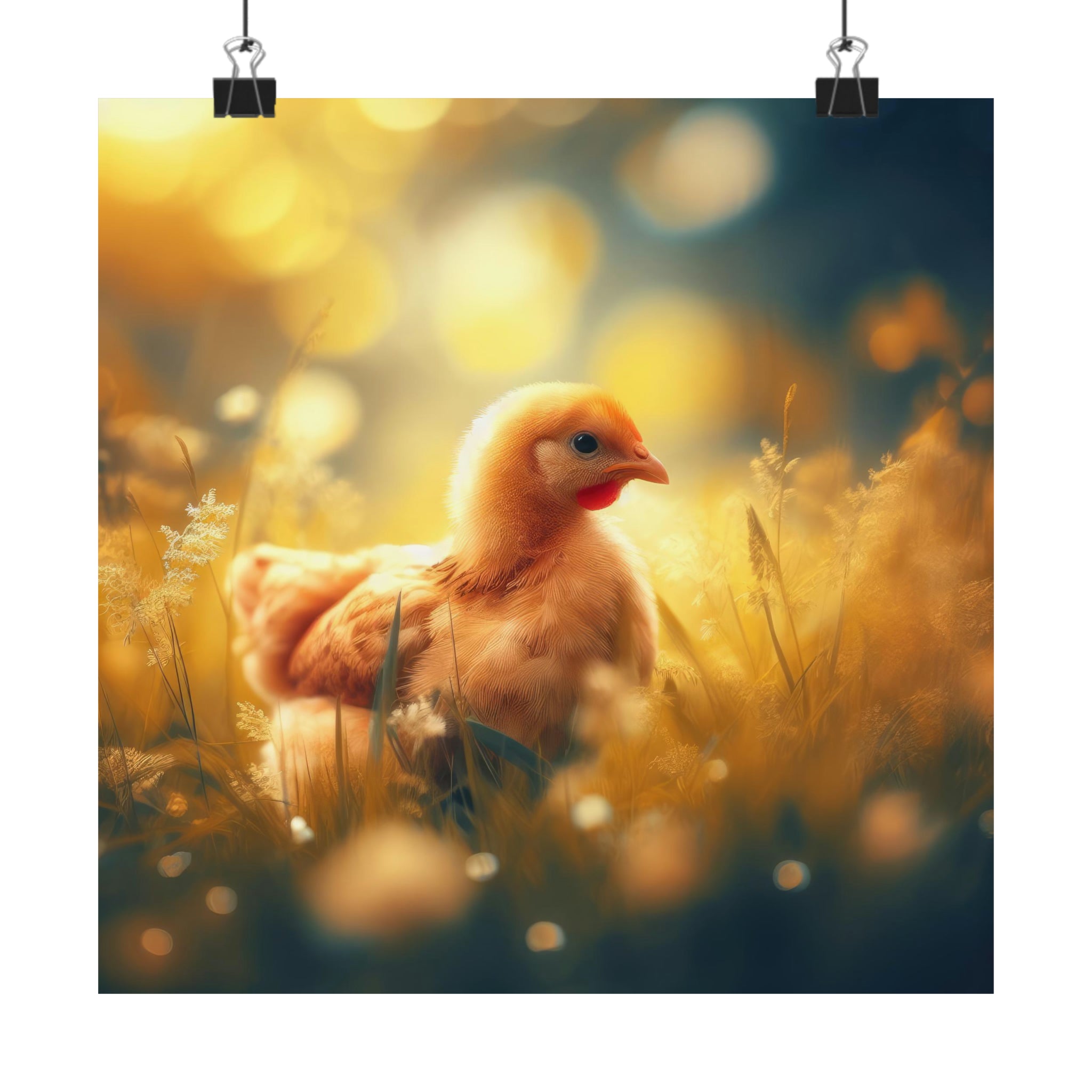 Feathers and Sunshine Poster