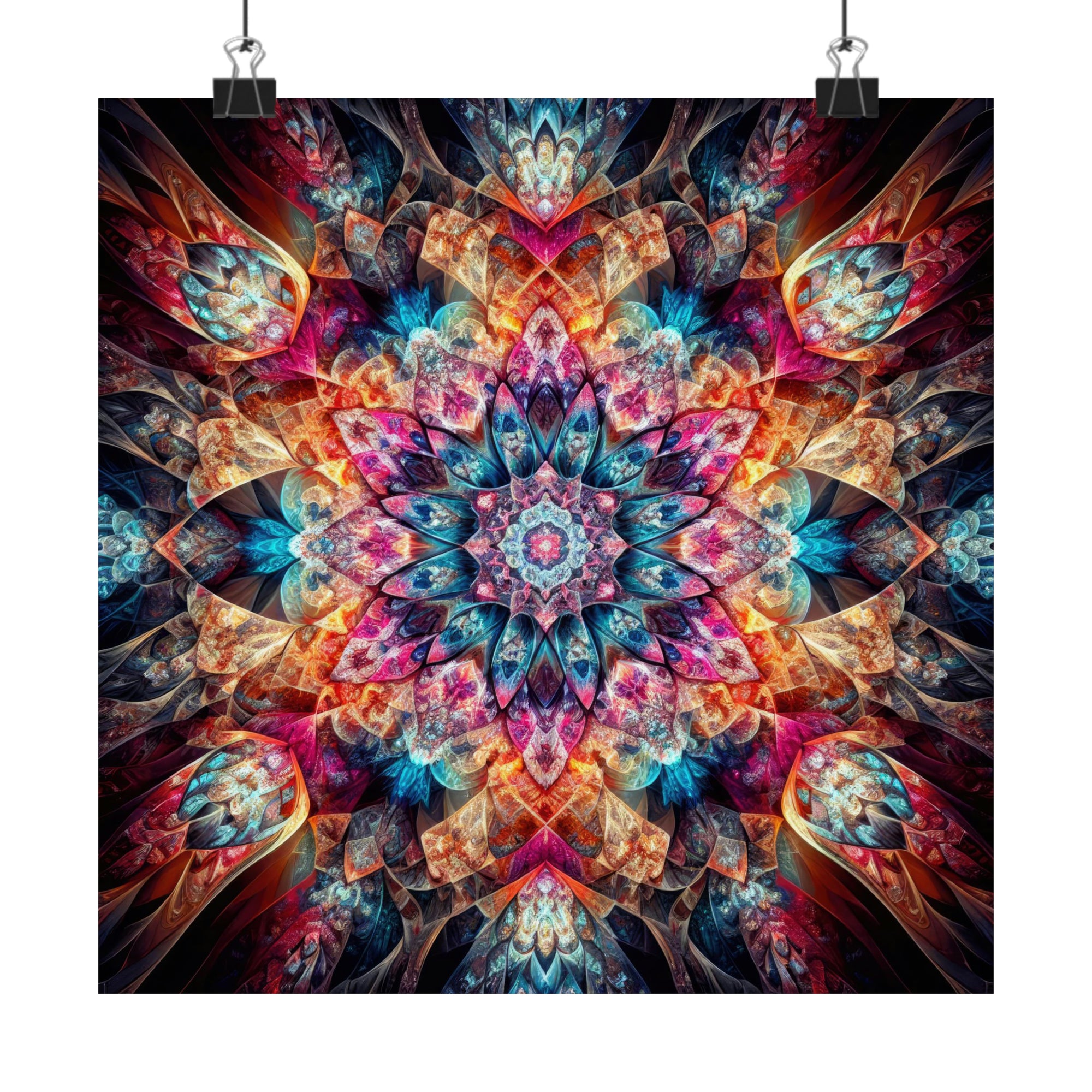 Kaleidoscopic Vibrance Poster